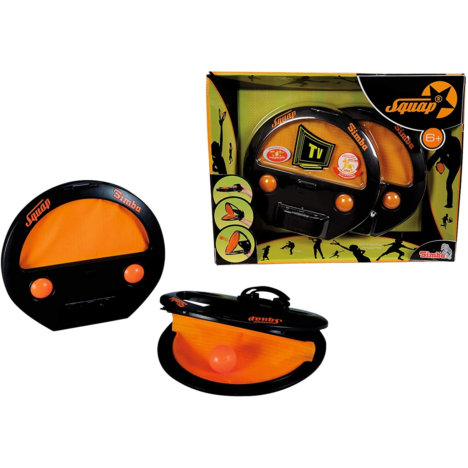 Simba Toys 107202420 Squap Fangballspiel, 2er-Set