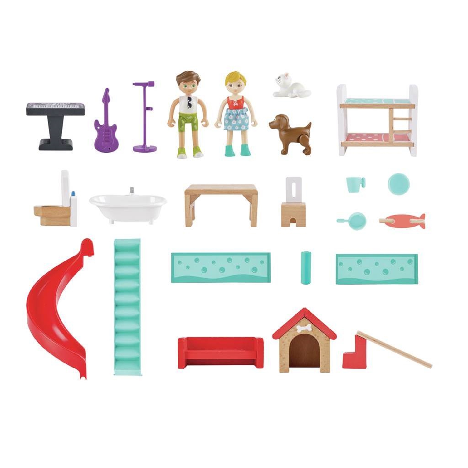 Hape E3411 Interaktives Puppenhaus