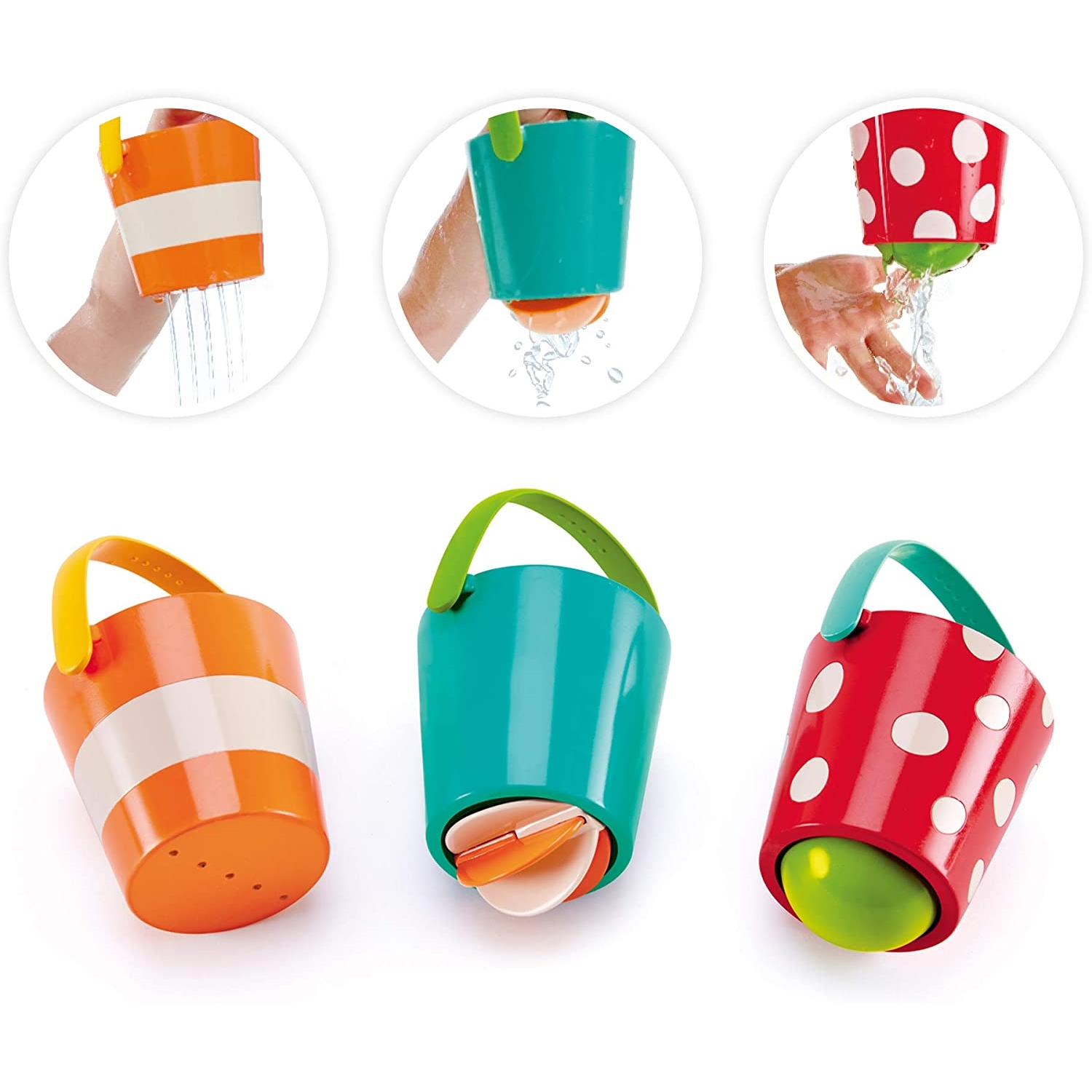 Hape E0205  Buntes Eimer- Set