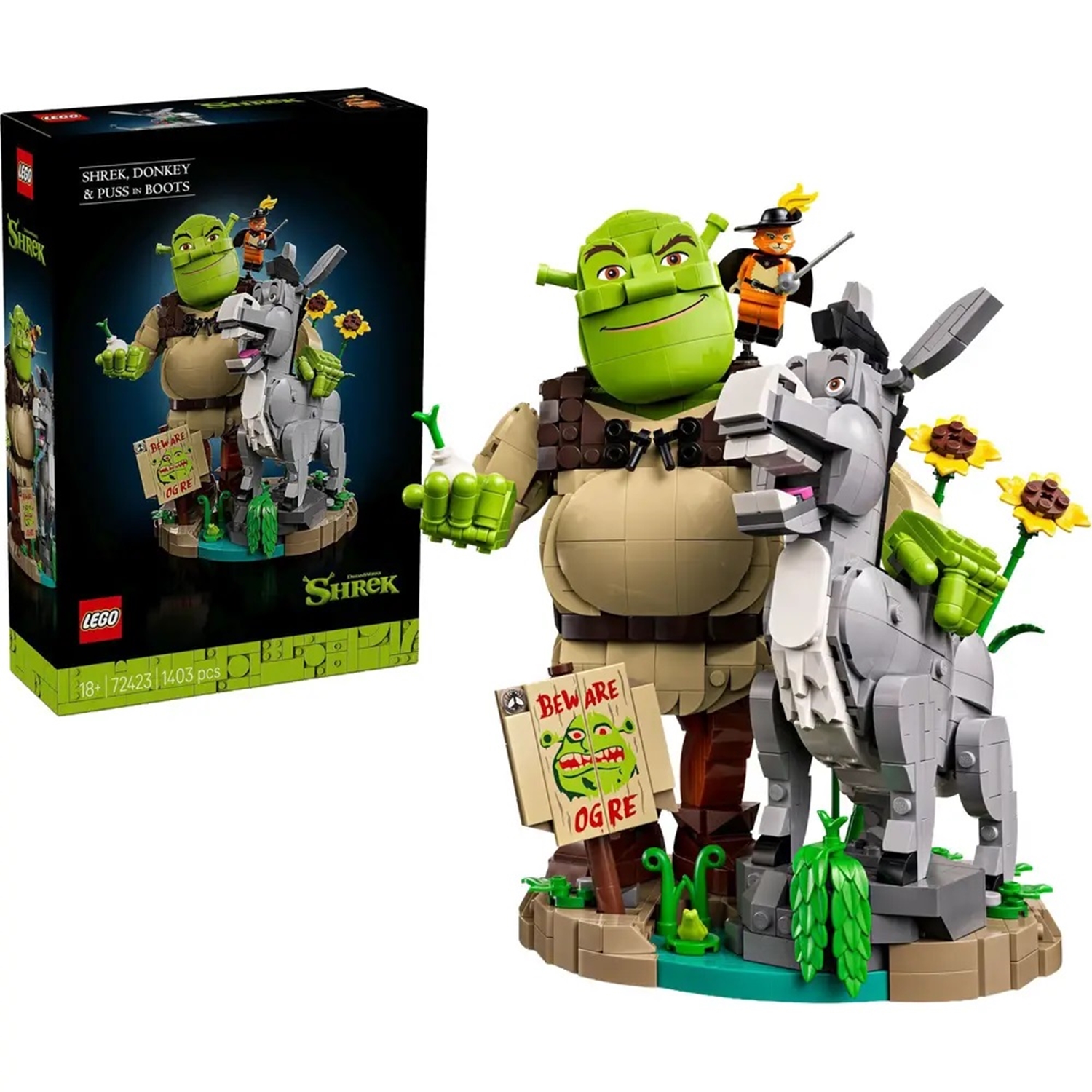 LEGO 72423 Shrek, Esel und Der Gestiefelte Kater