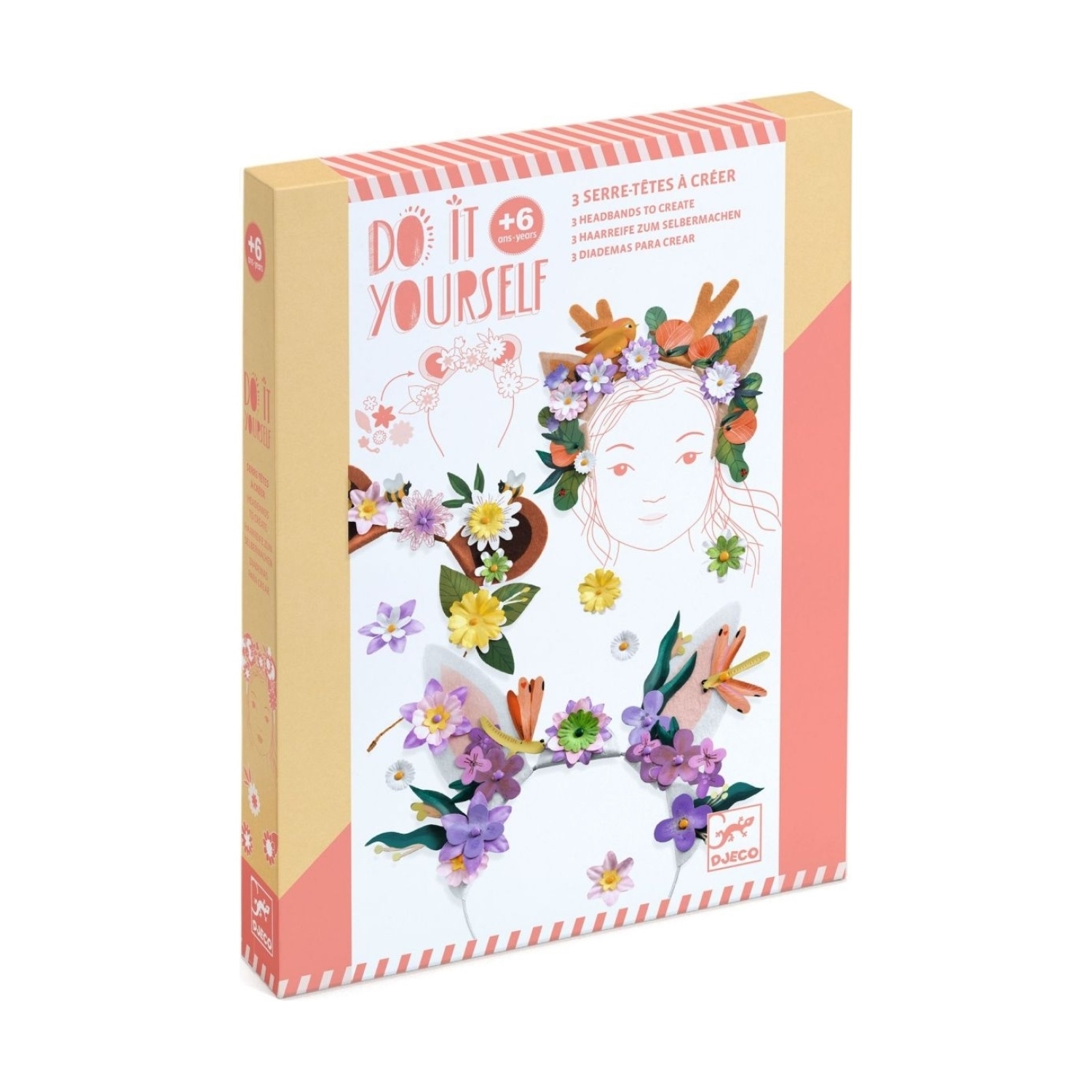 Djeco DJ07927 DIY: Haarreif Flower Friends