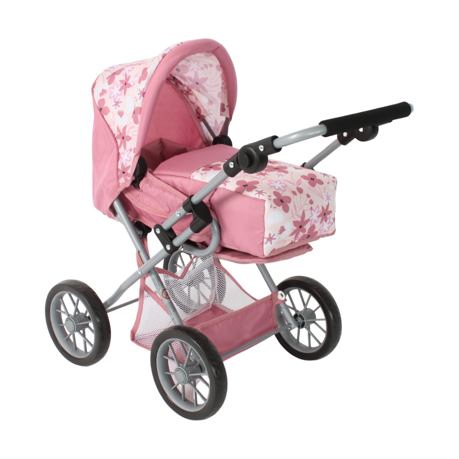 Bayer Chic 2000 560-85 Kombi-Puppenwagen "LENI" Flowers
