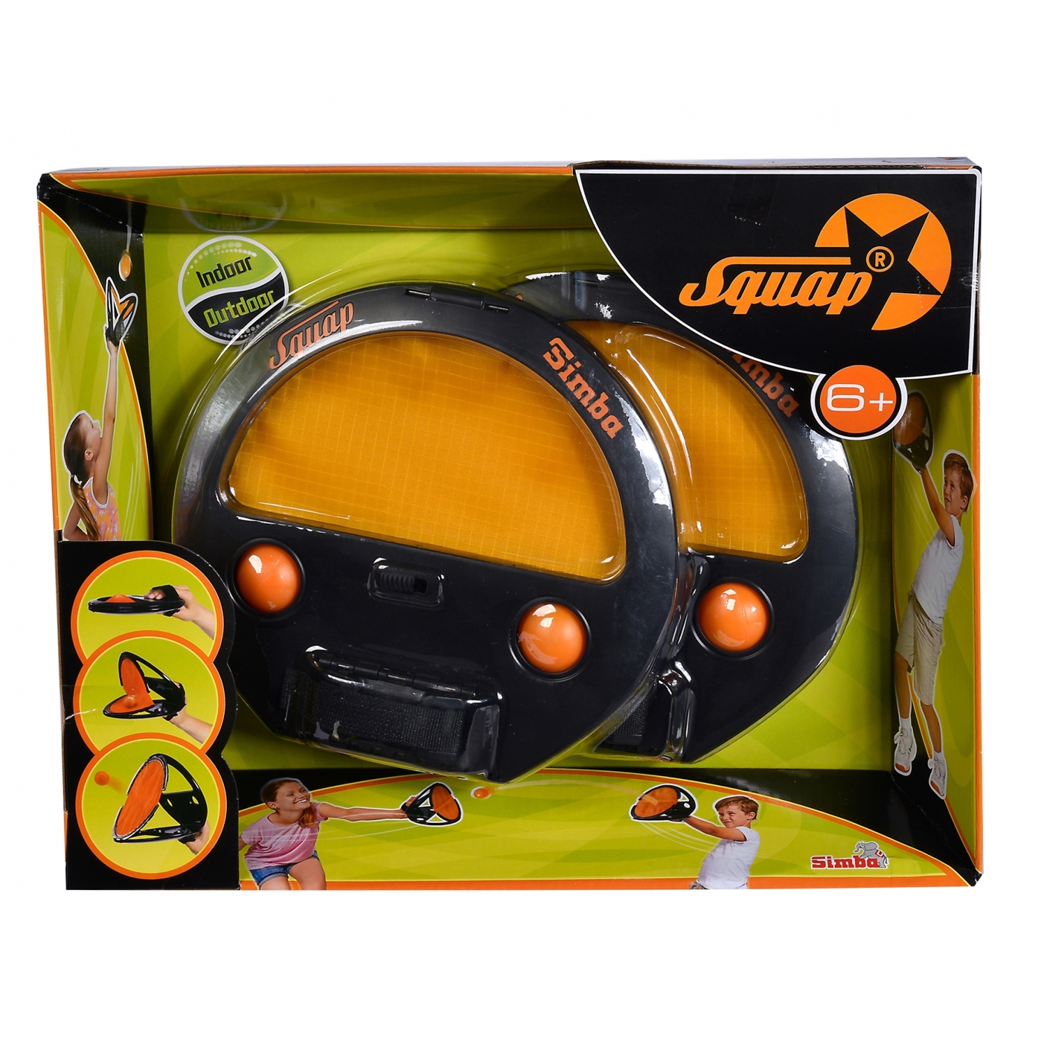 Simba Toys 107202420 Squap Fangballspiel, 2er-Set