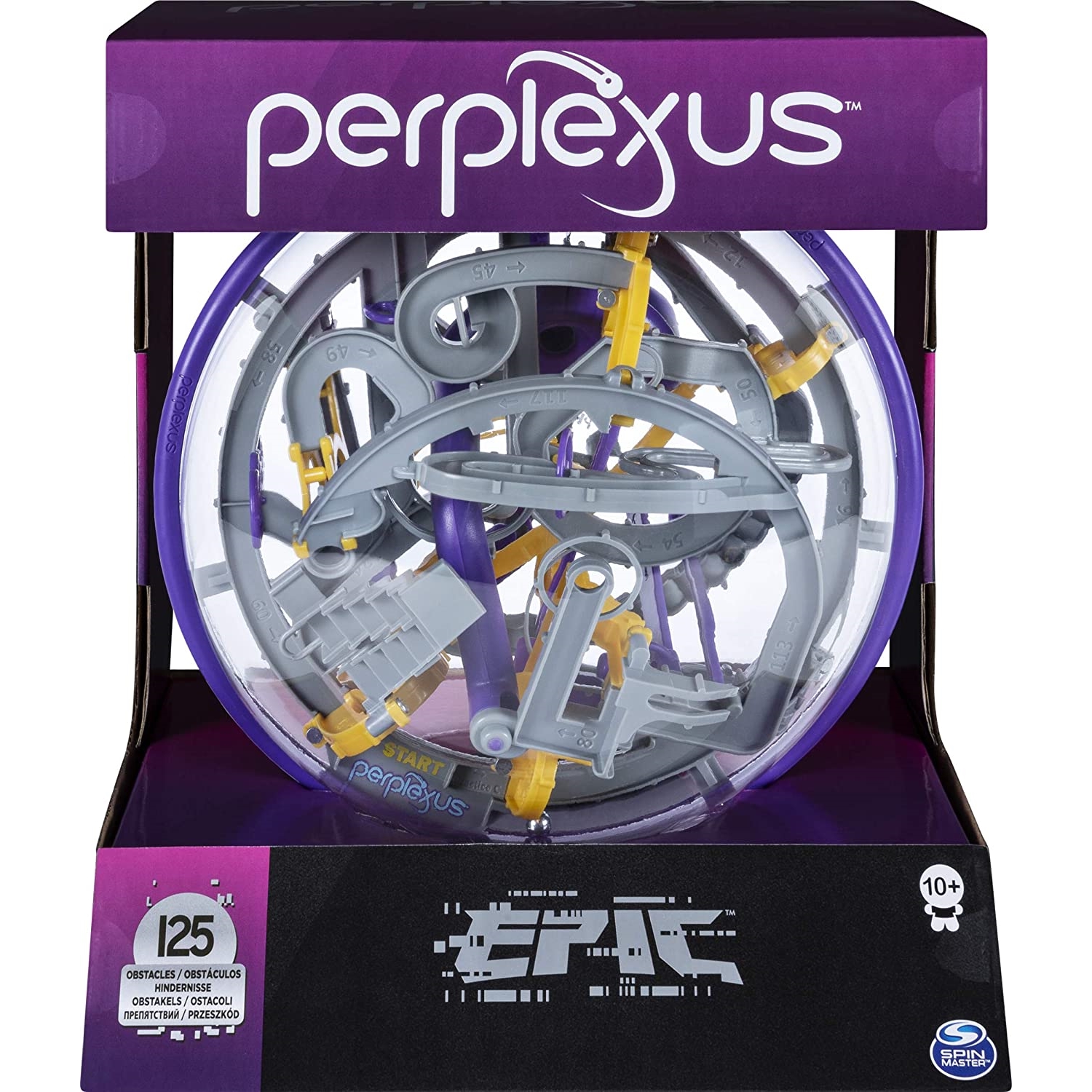 Spin Master 6053141 Perplexus Epic, 3D-Labyrinth mit 125 Hindernissen