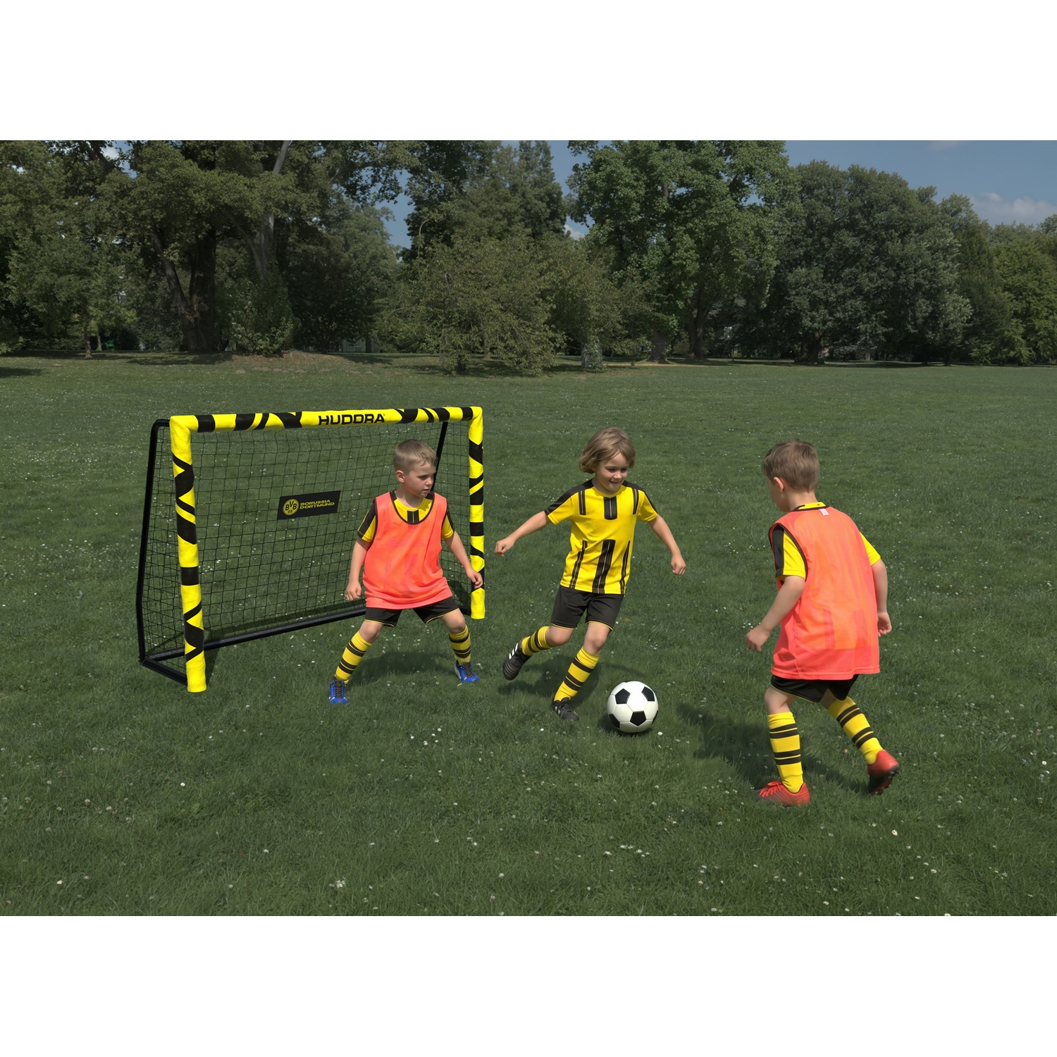 Hudora 77058 Fußballtor Pro Tect 180 Advanced BVB Edition