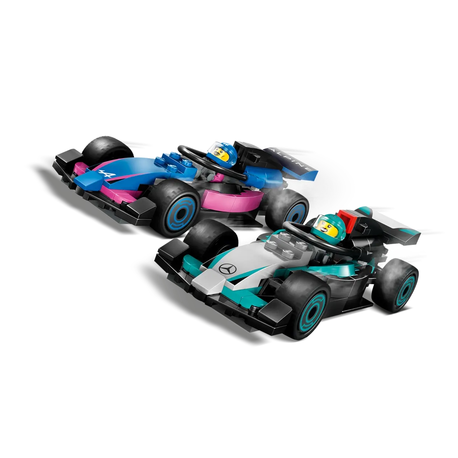 LEGO 60444 F1® Garage mit Mercedes-AMG & Alpine Rennautos