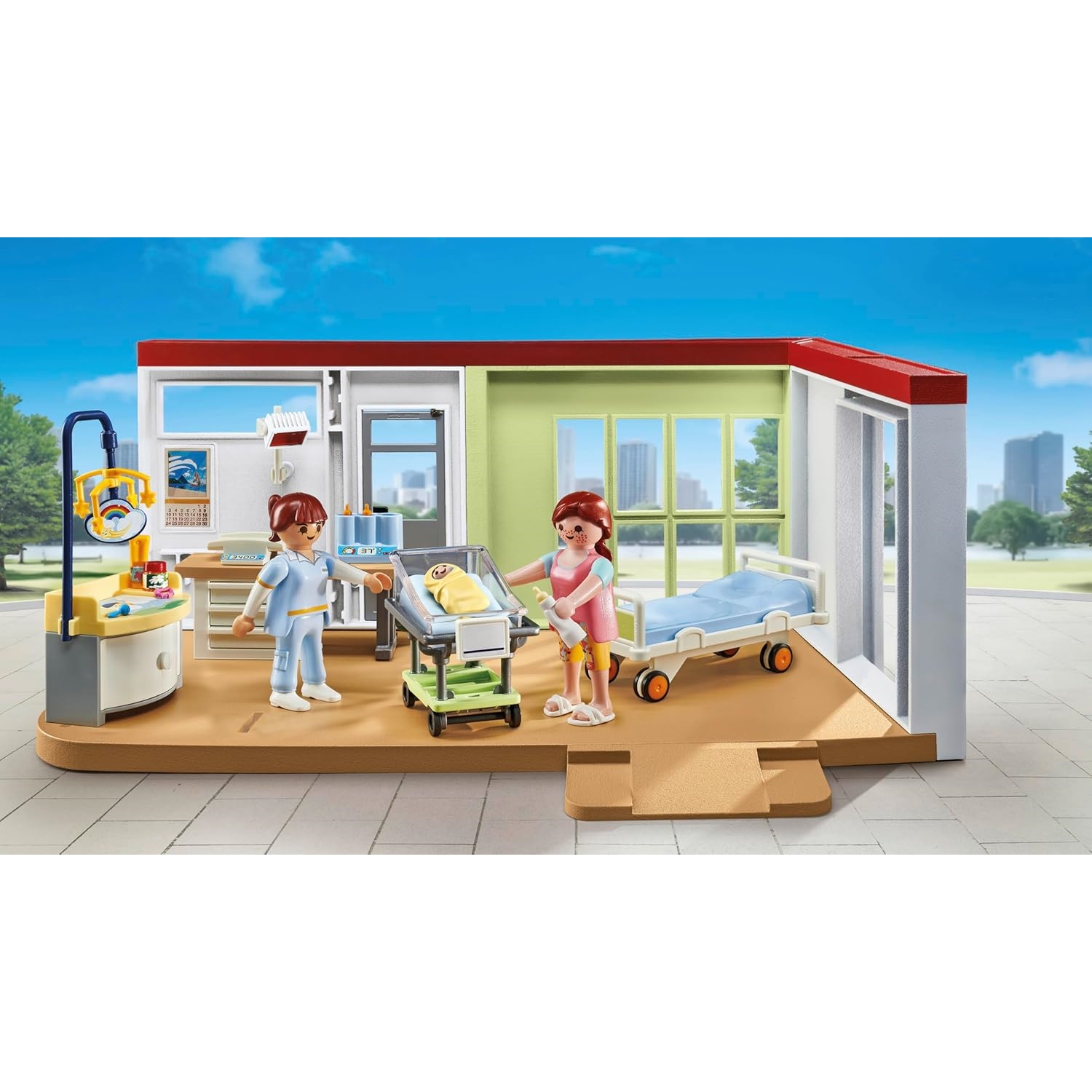 PLAYMOBIL 71615-16 Modernes Krankenhaus + Entbindungsstation