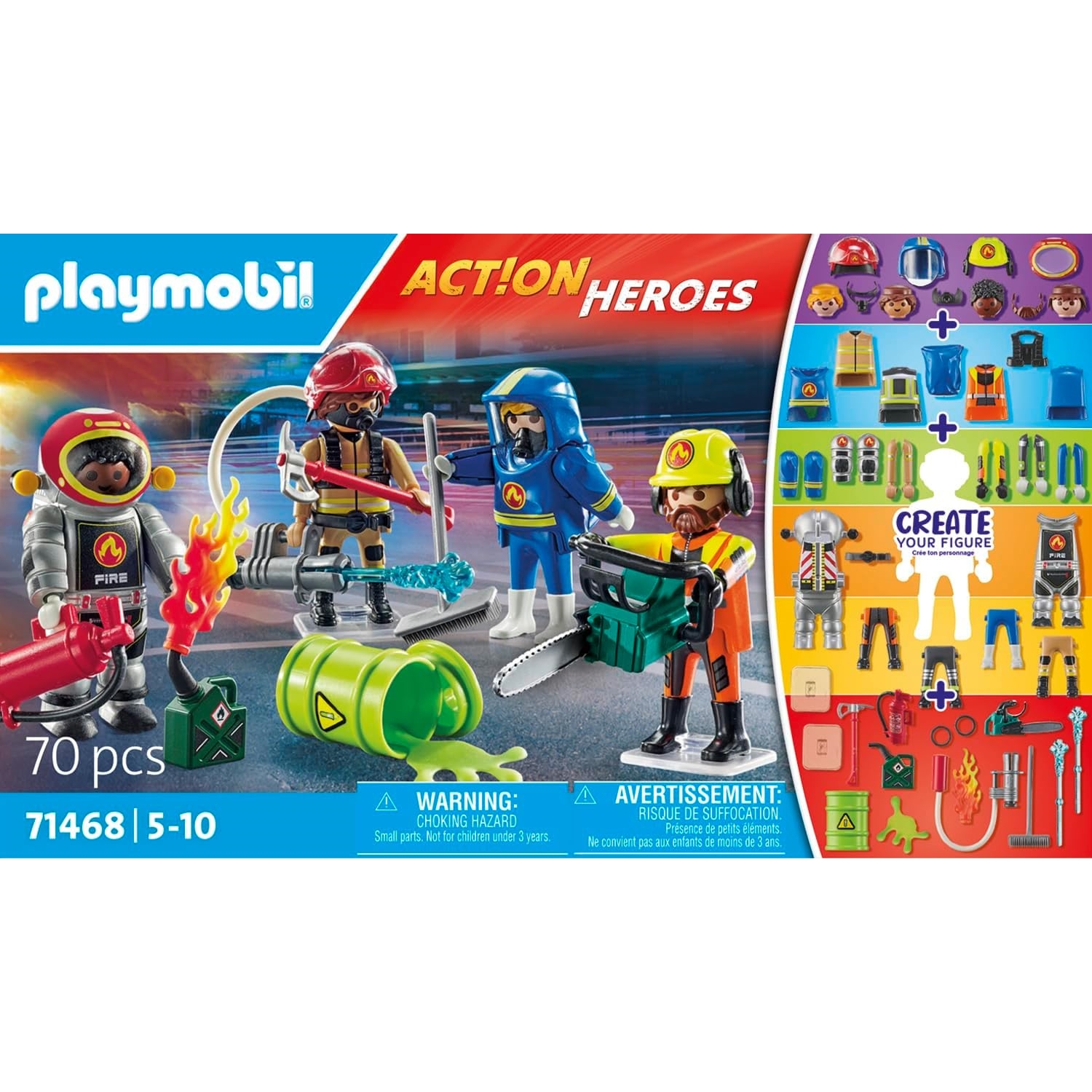 PLAYMOBIL 71468 My Figures: Feuerwehr