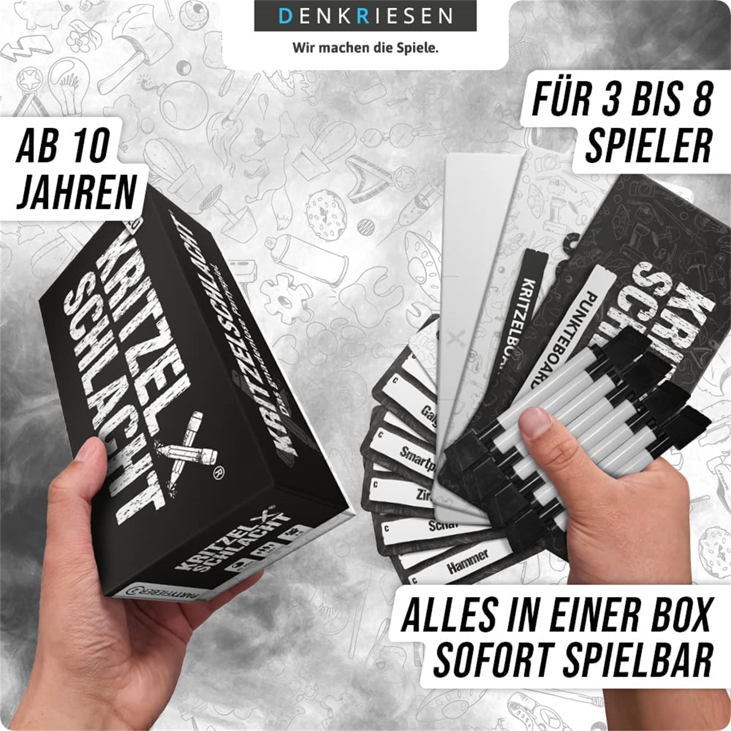 DENKRIESEN PF1002 Partyfieber Kritzelschlacht