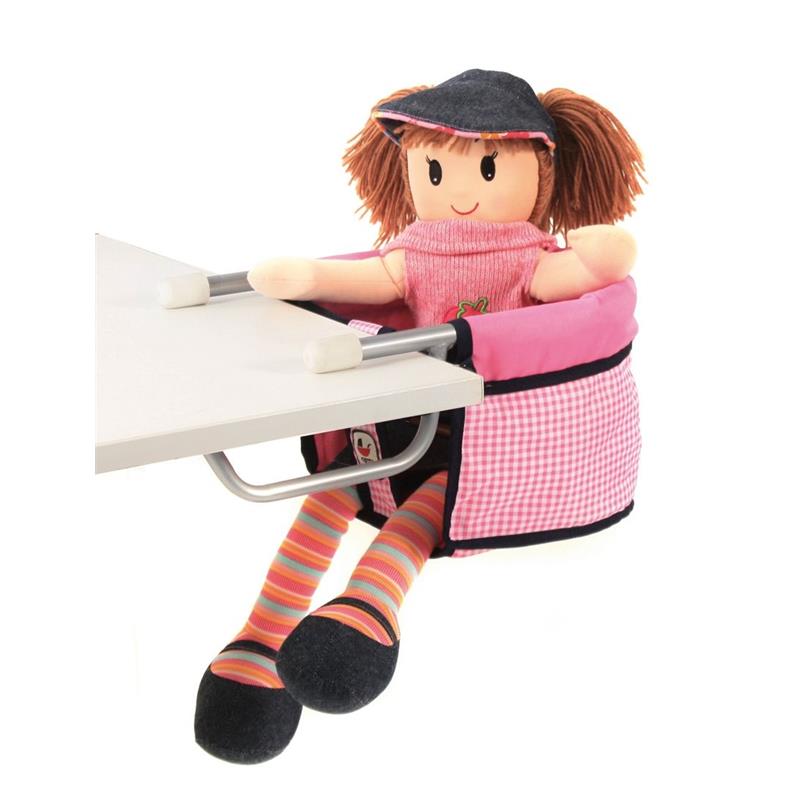 Bayer Chic 2000 735-46 Puppen-Tischsitz, Pink Checker