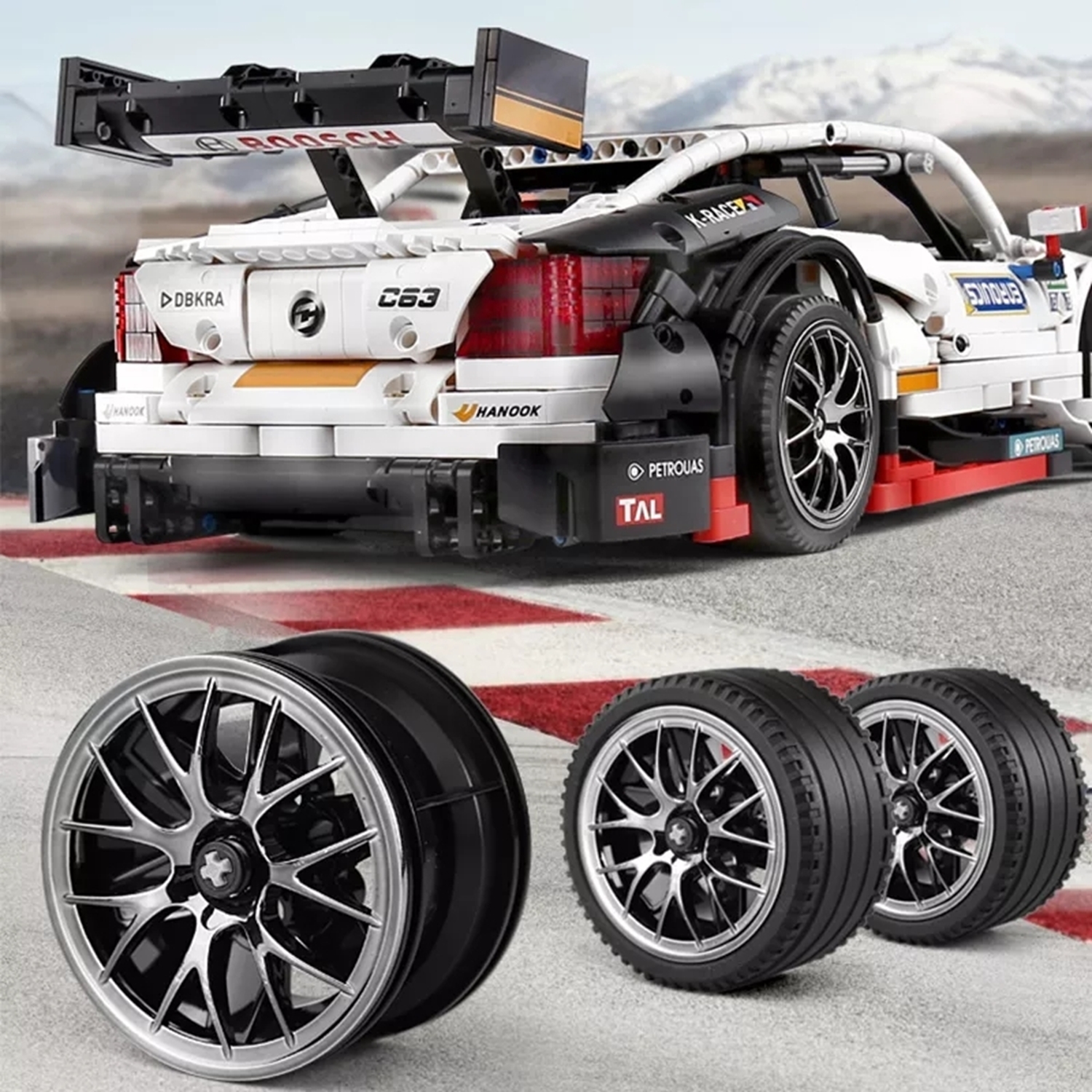 Mould King 13075 Sportwagen C63 Weiß