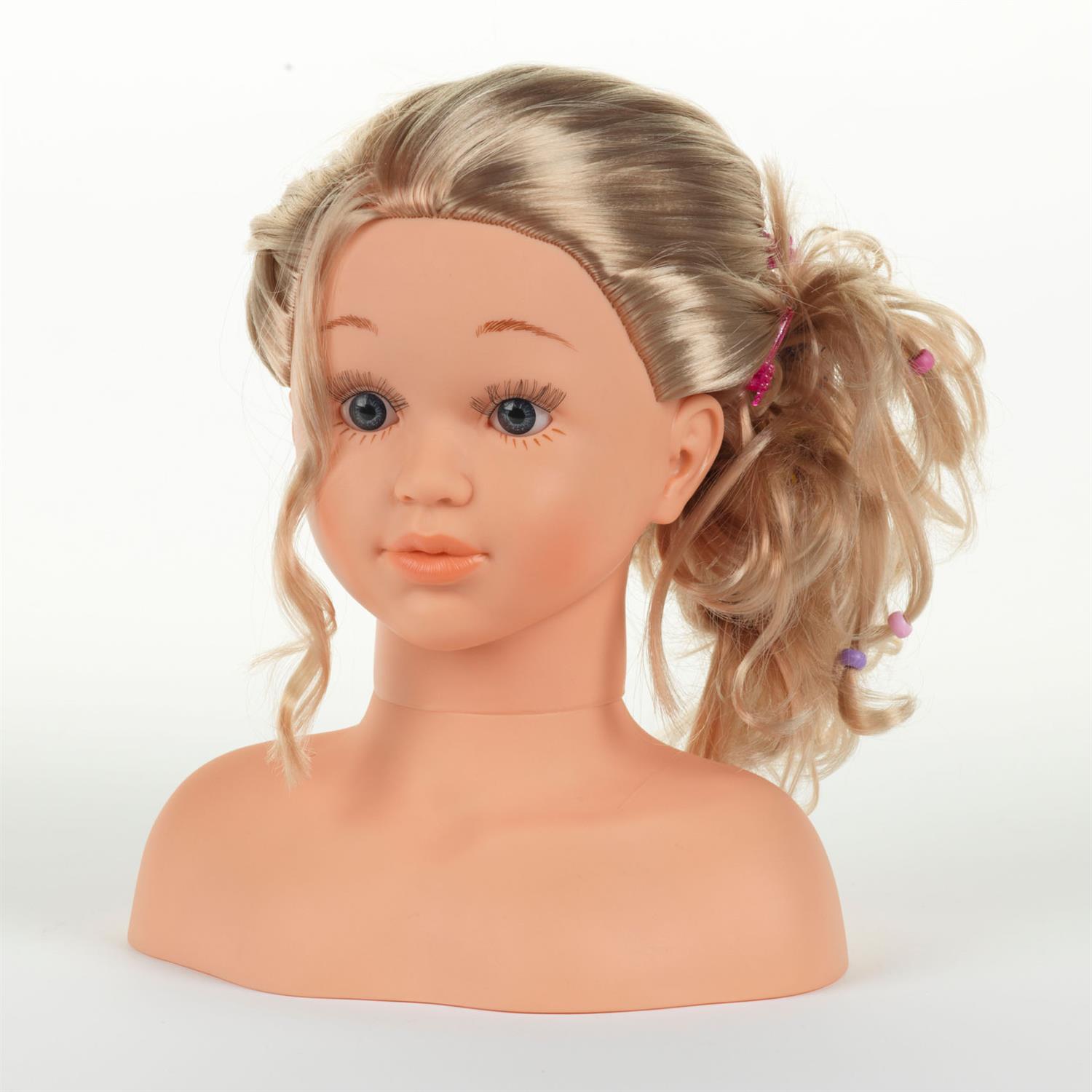 Theo Klein 5240 Princess Coralie Schmink- und Frisierkopf, 33 cm