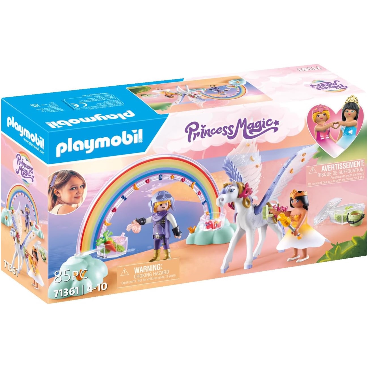 PLAYMOBIL 71361 Himmlischer Pegasus mit Regenbogen