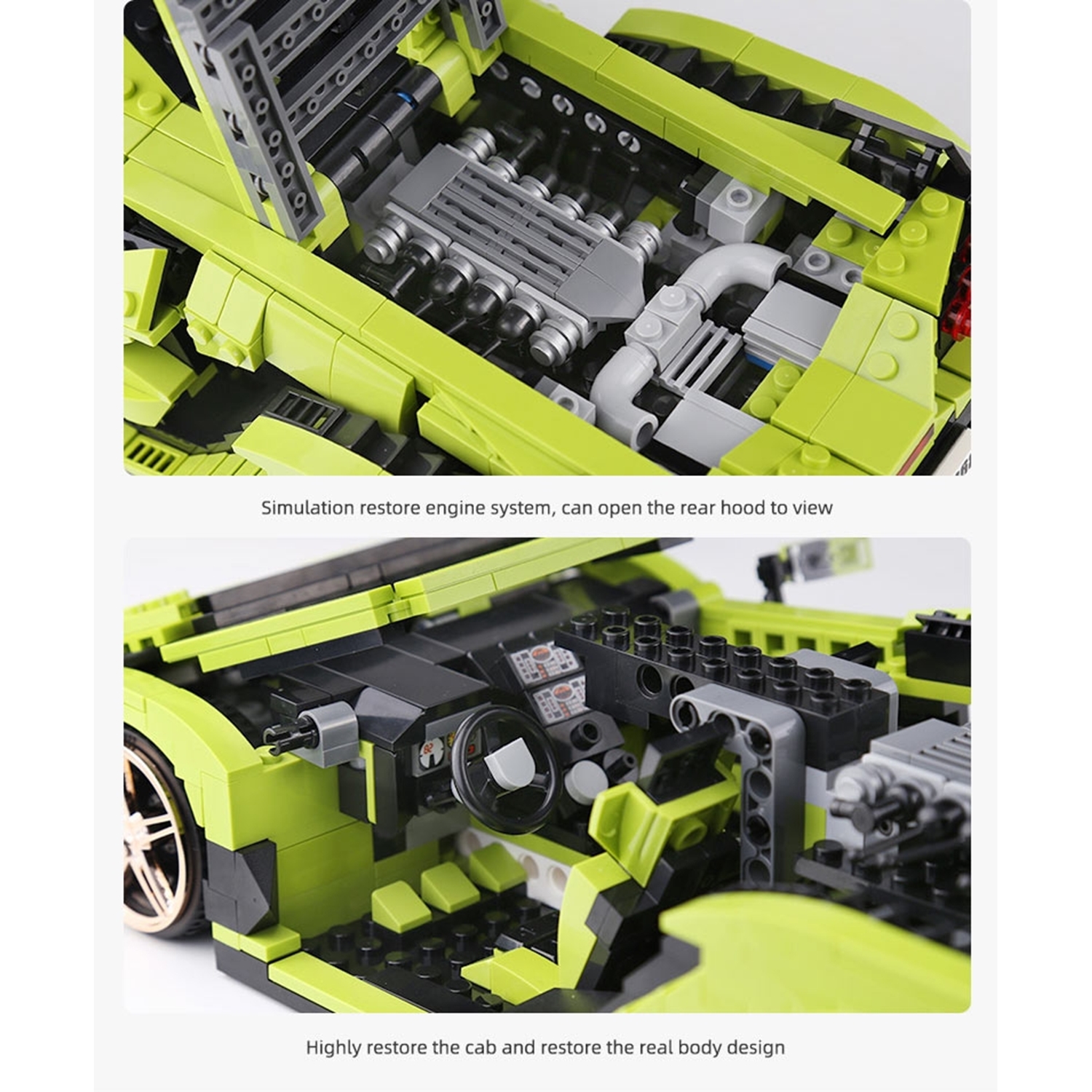 Mould King 10011 Sportwagen Linbaoginni Sierne