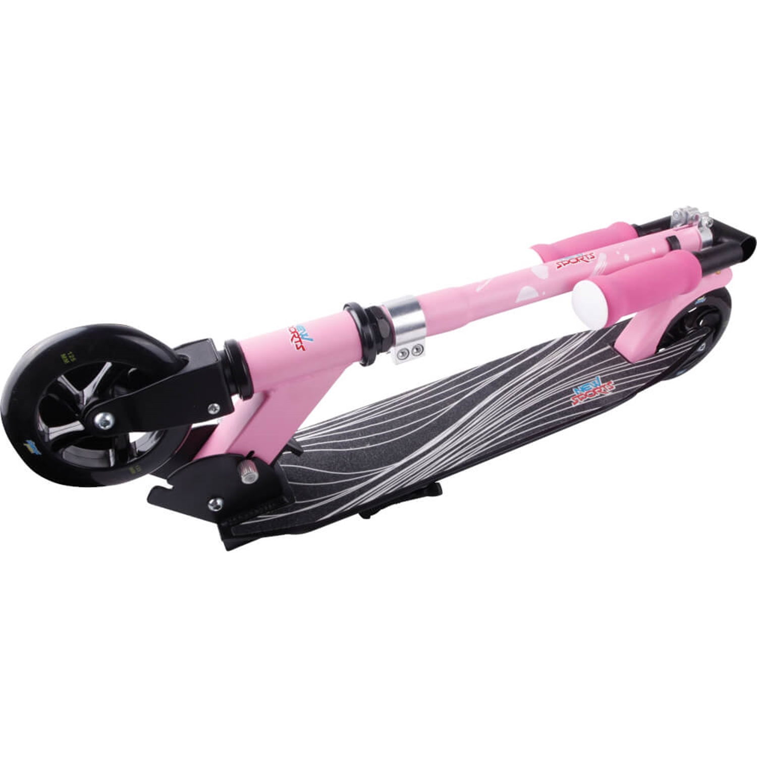 Vedes 73423341 NSP Scooter pink/weiss 125mm,