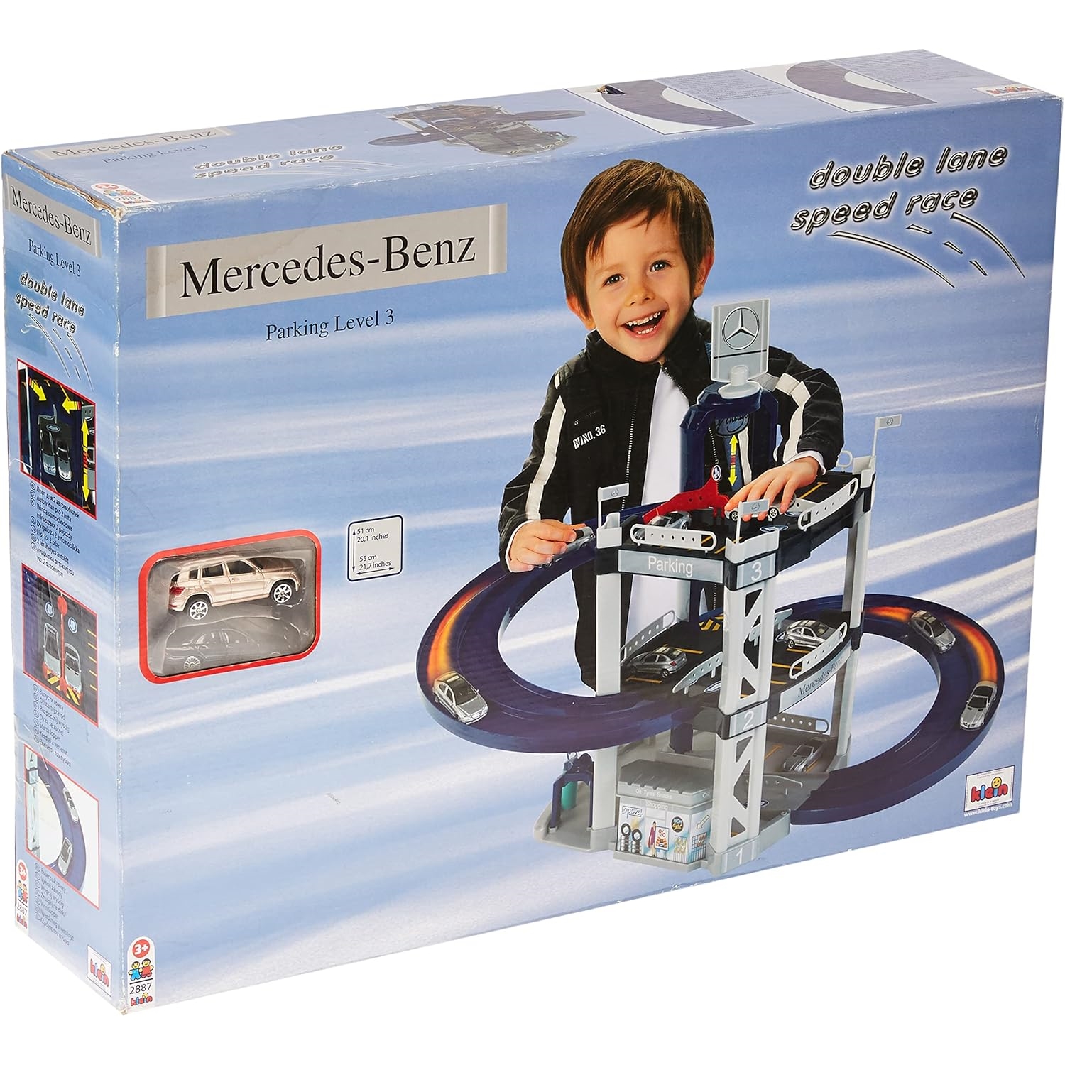Theo Klein 2887 Mercedes-Benz Parkhaus mit 3 Ebenen