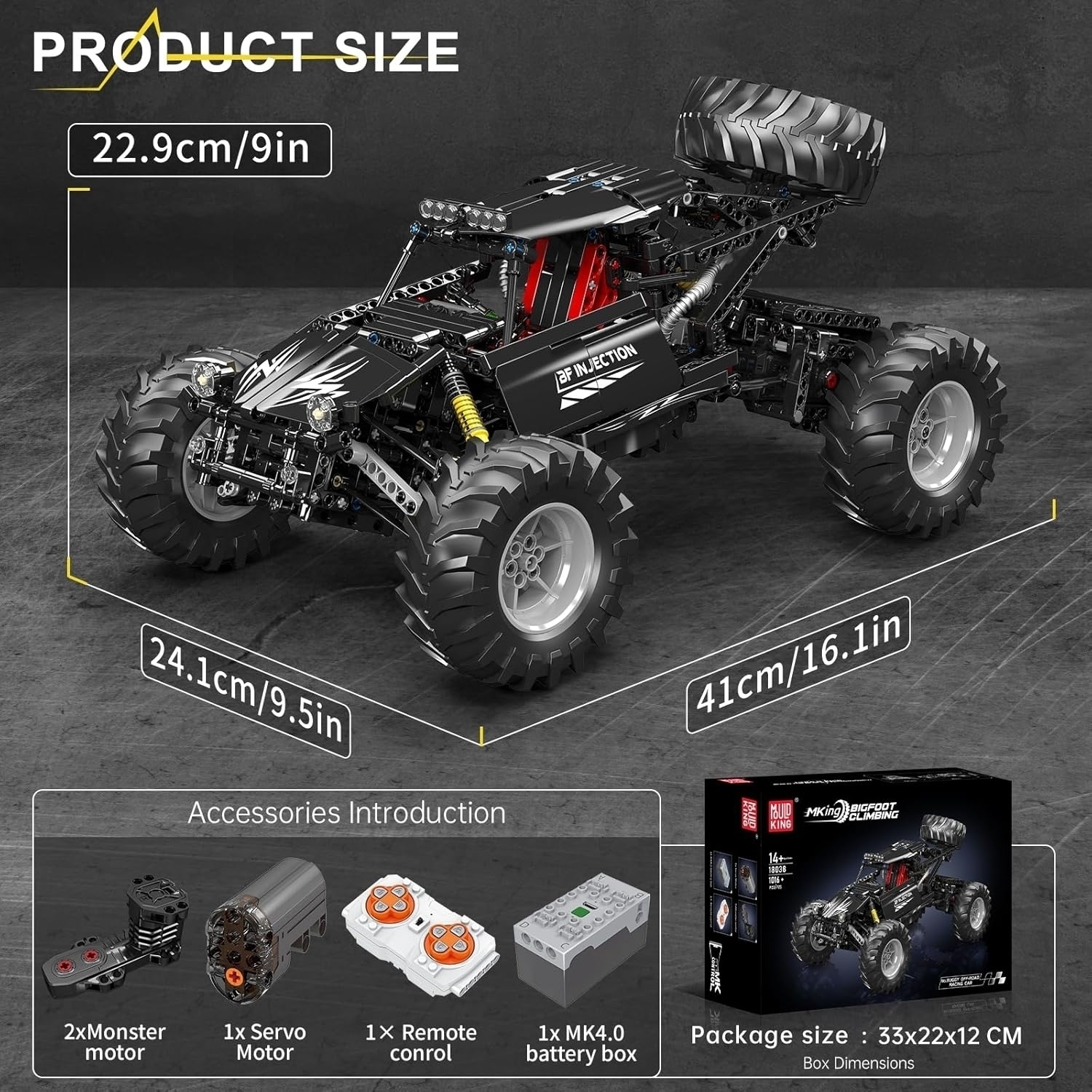 Mould King 18038 RC Offroad-Buggy Big Foot
