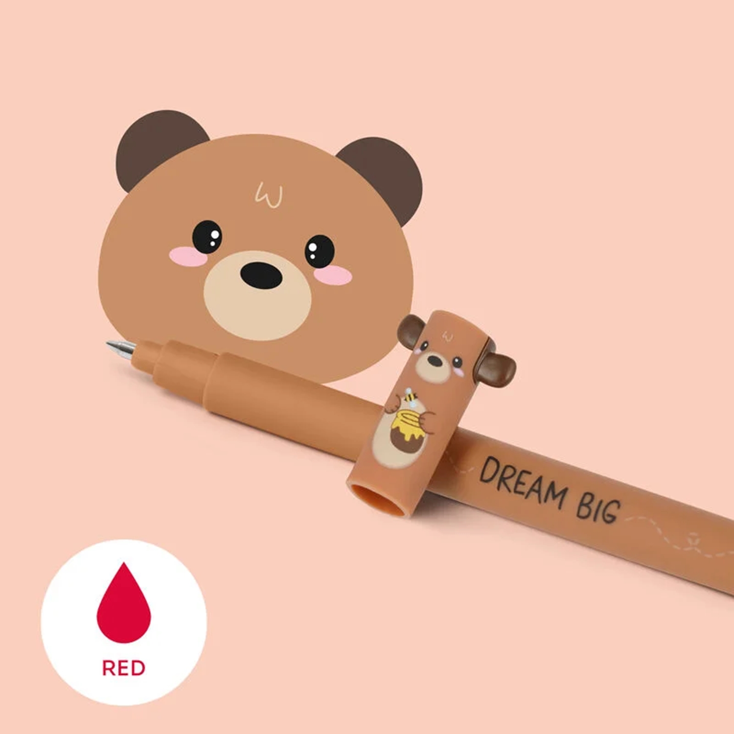Legami EP0024 Löschbarer Gelstift Teddy Bear