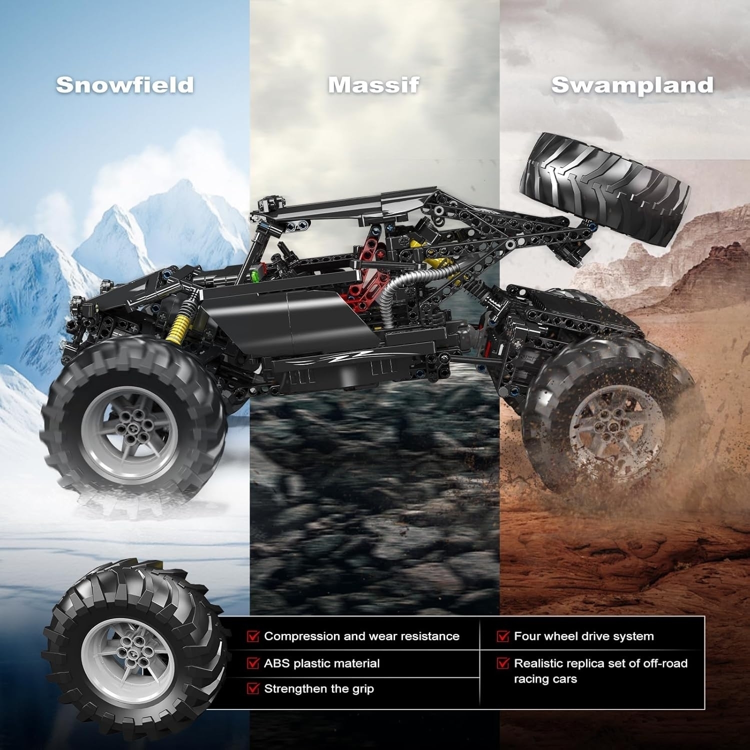 Mould King 18038 RC Offroad-Buggy Big Foot