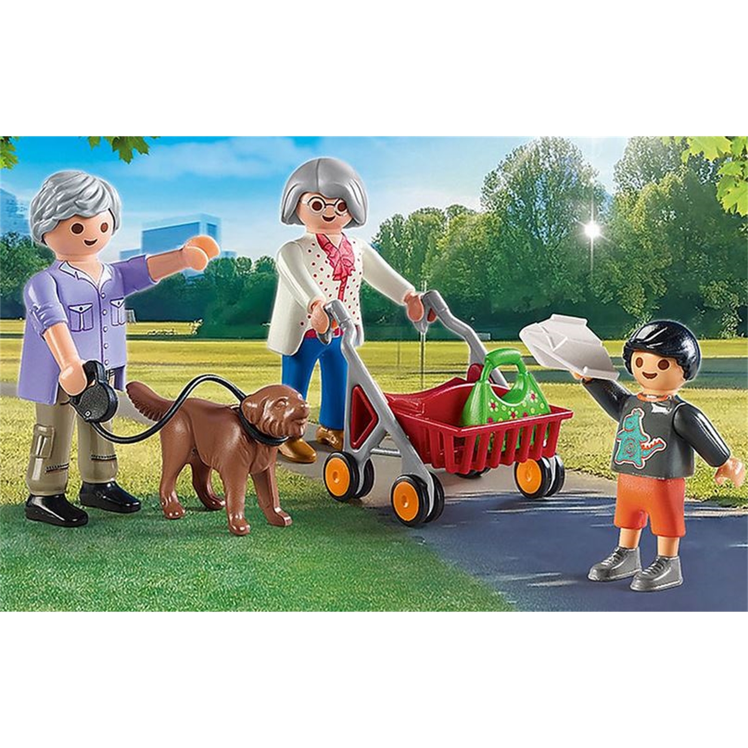 PLAYMOBIL 70990 Großeltern mit Enkel