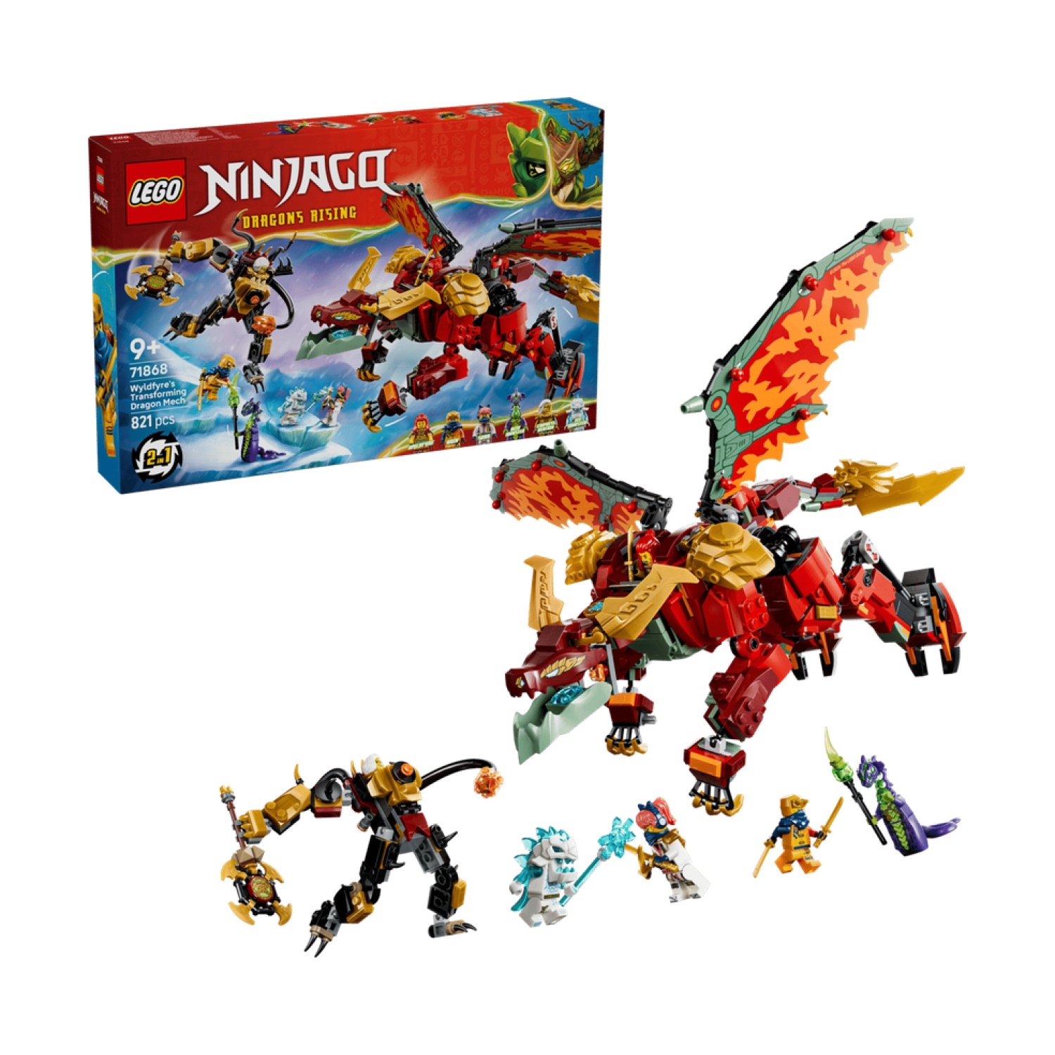 LEGO 71868 Wyldfyres Drachenmech