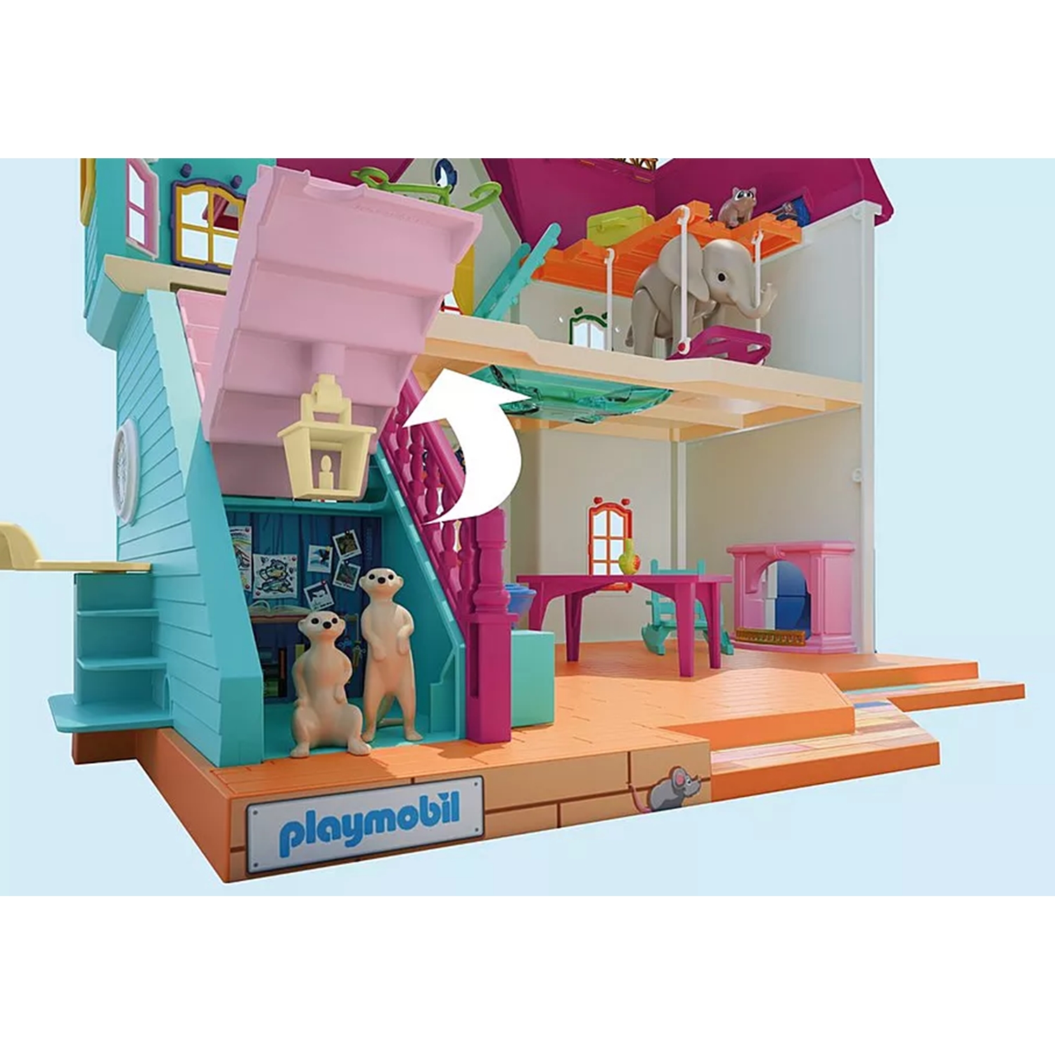 PLAYMOBIL 71852 Animals & Friends Kunterbunte Tiervilla