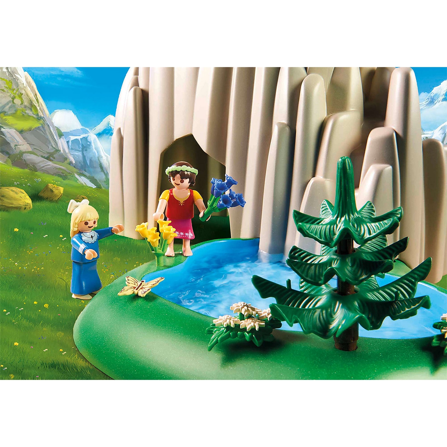 PLAYMOBIL 70254 Am Kristallsee mit Heidi, Peter und Clara –