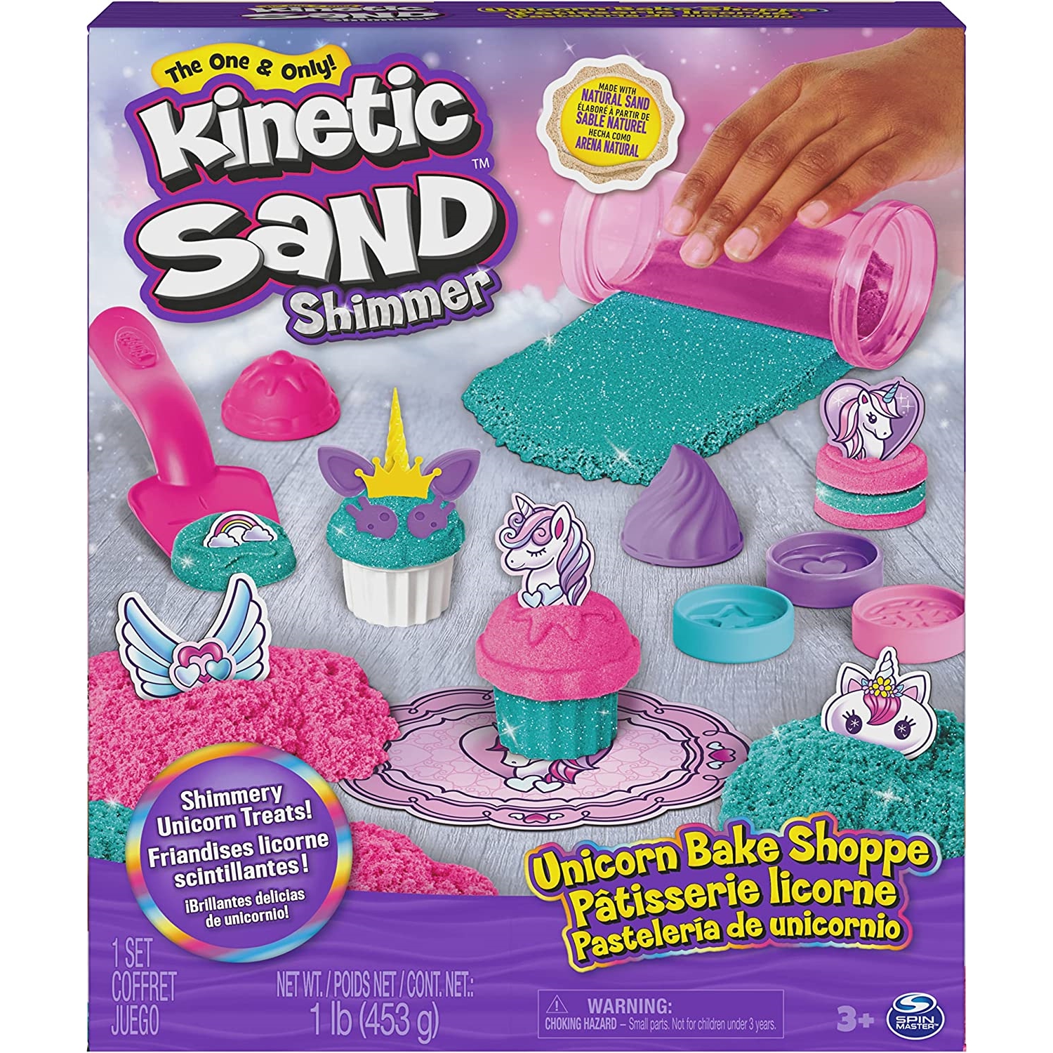 Spin Master 6065201 Kinetic Sand Einhorn Back Set