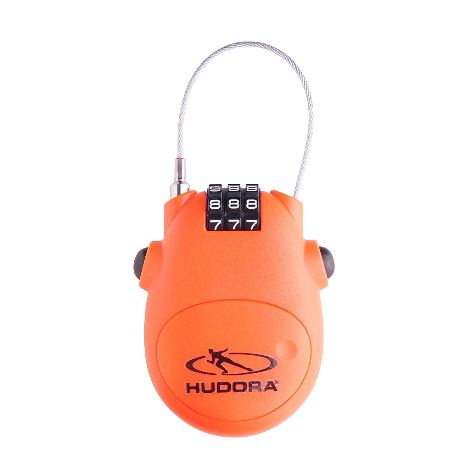 Hudora 14492-2 Kabelschloss 2er-Set