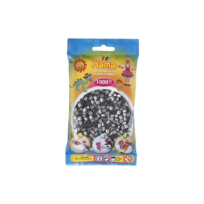 Hama 207-62 Perlenbtl. 1000 Stck., silber