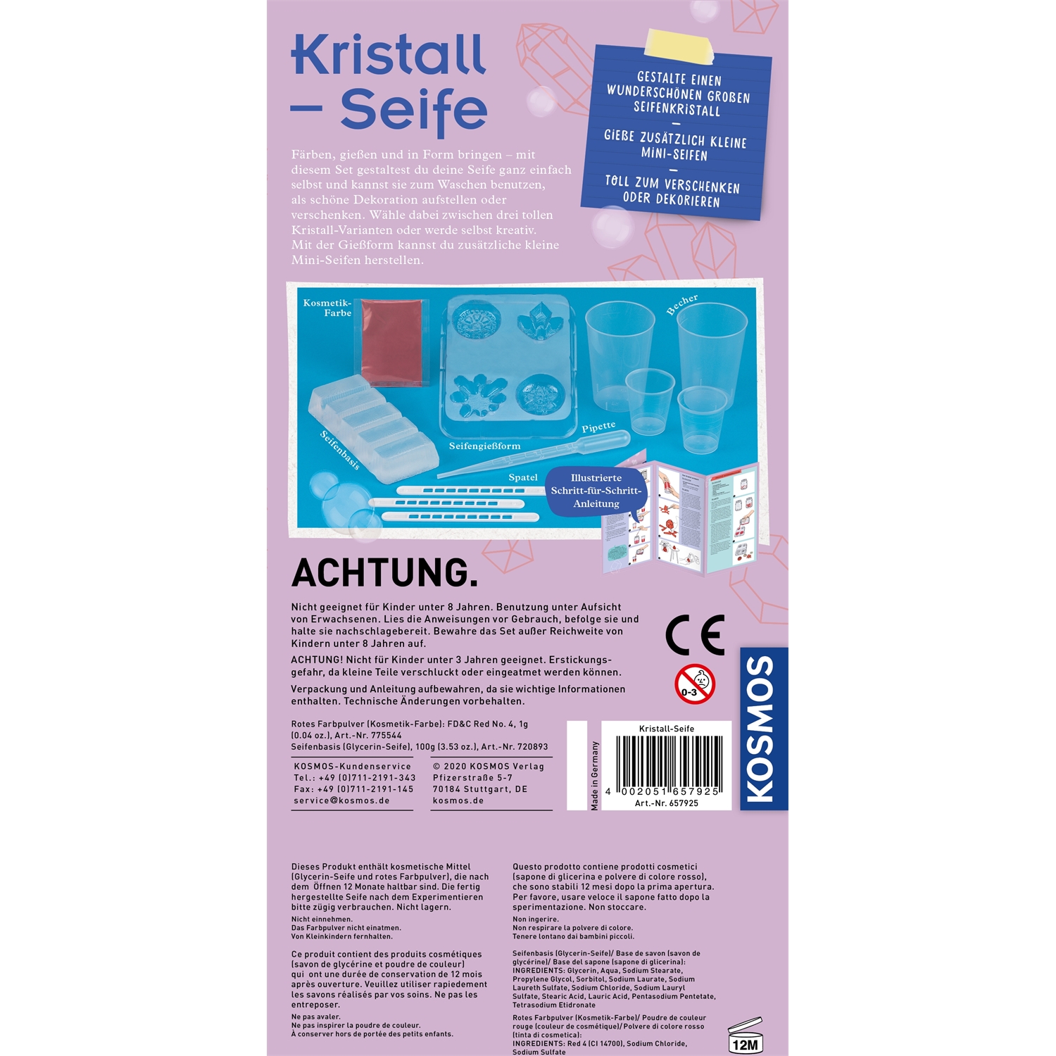 Kosmos 657925 Kristall-Seife