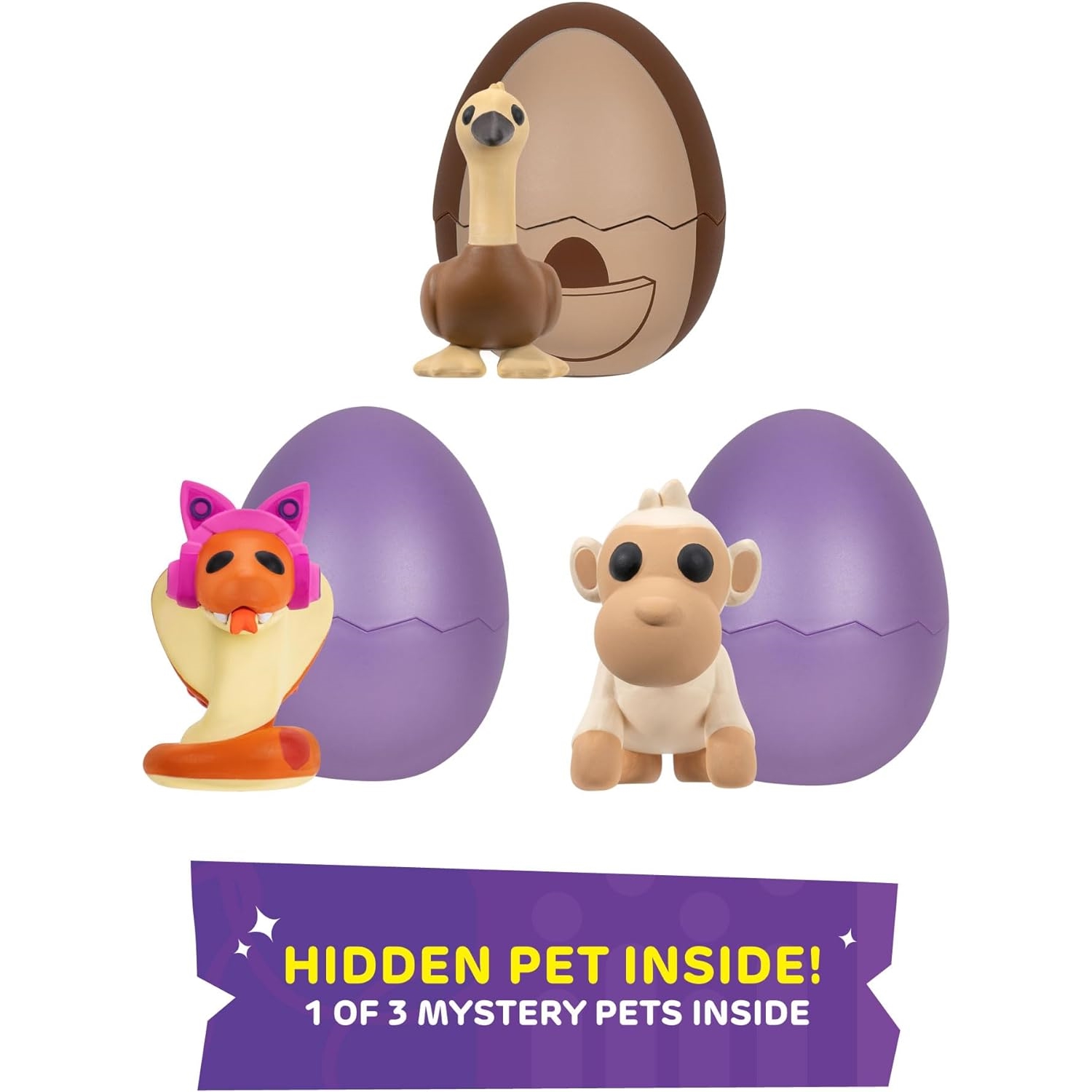 Jazwares AME0018 Adopt me! - 6er Pack Pets (Tierwelt)