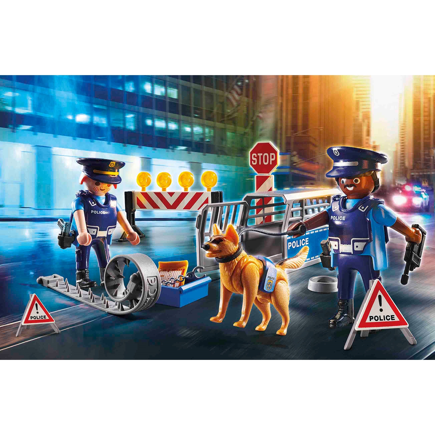 PLAYMOBIL 6878 Polizei-Straßensperre