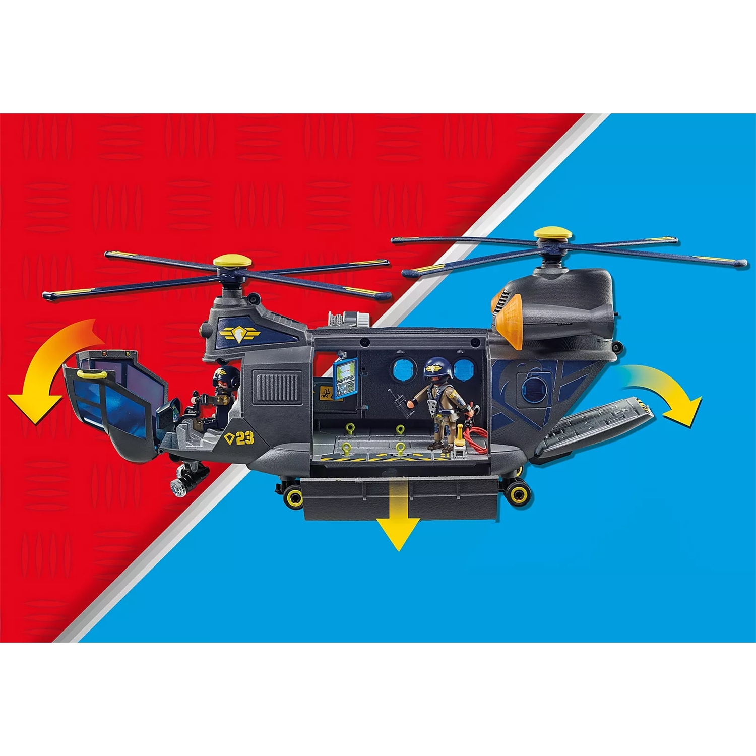 PLAYMOBIL 71149 City Action SWAT-Rettungshelikopter
