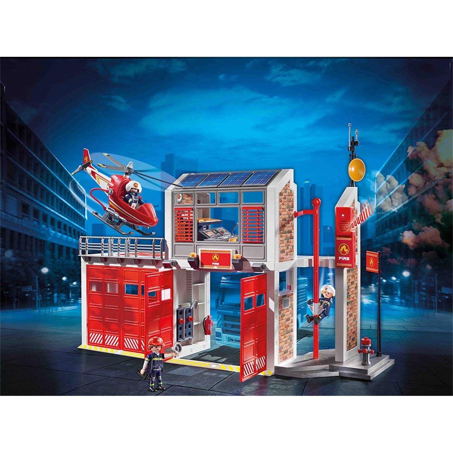 PLAYMOBIL 9462-63-64 3er Set Feuerwache + Leiterfahrzeug + Rüstfahrzeug