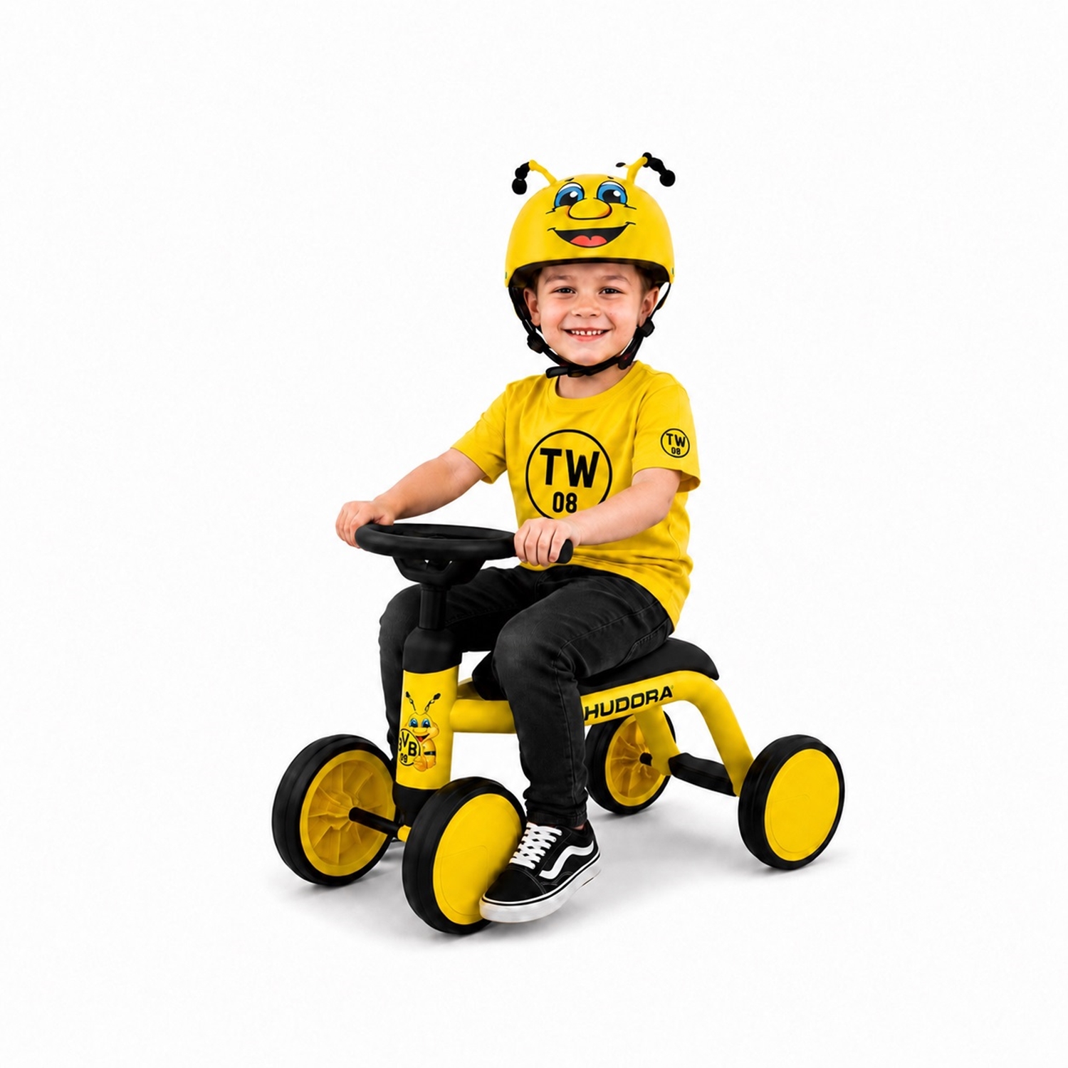 Hudora 10908 Laufrad Up 6", BVB Edition