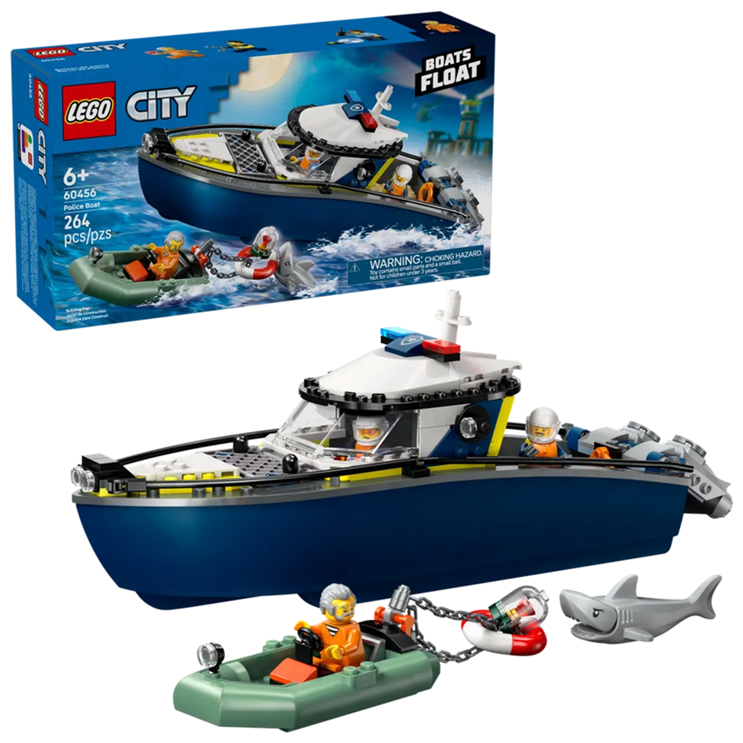 LEGO 60456 City Verfolgungsjagd im Polizeiboot