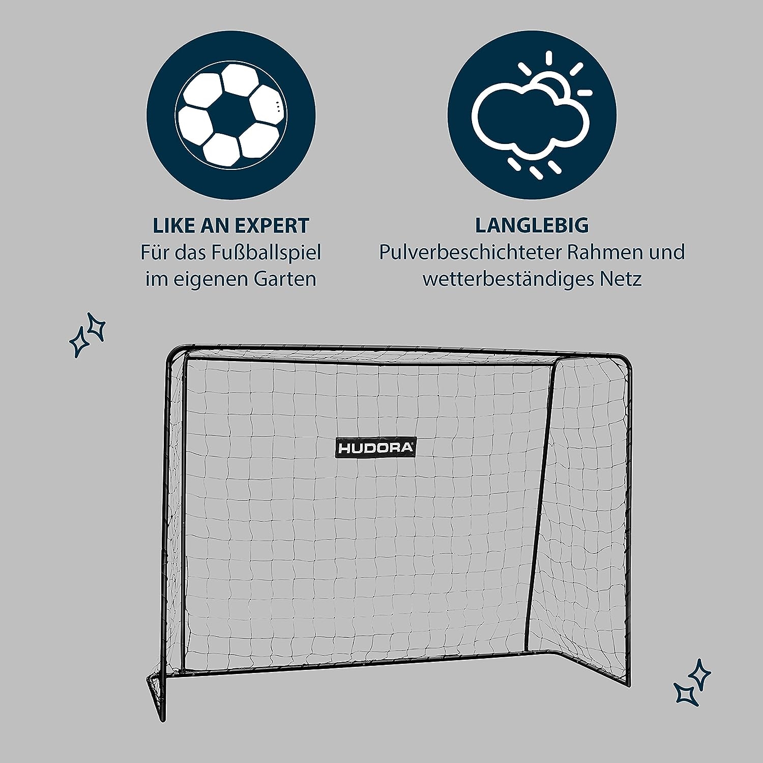 Hudora 76823 Fußballtor Solid 25