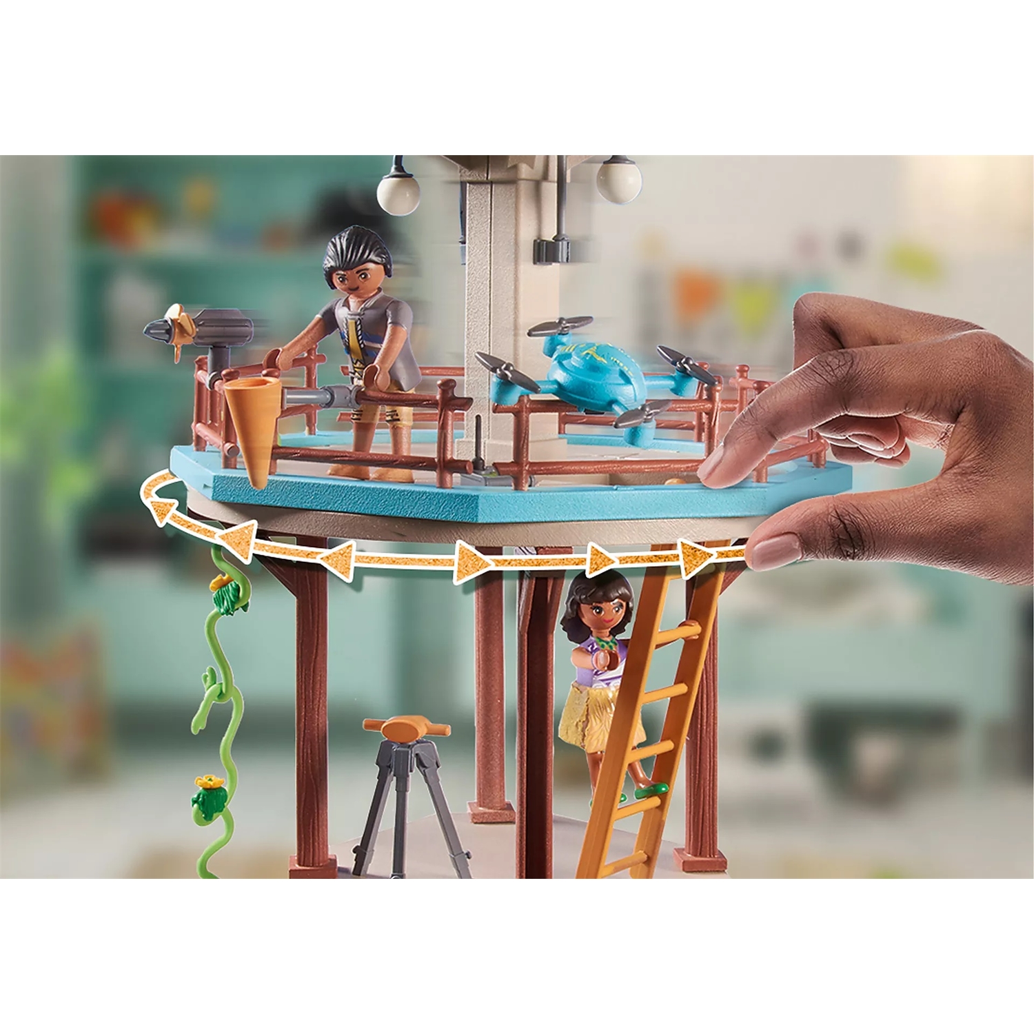 PLAYMOBIL 71008 Wiltopia - Forschungsturm mit Kompass