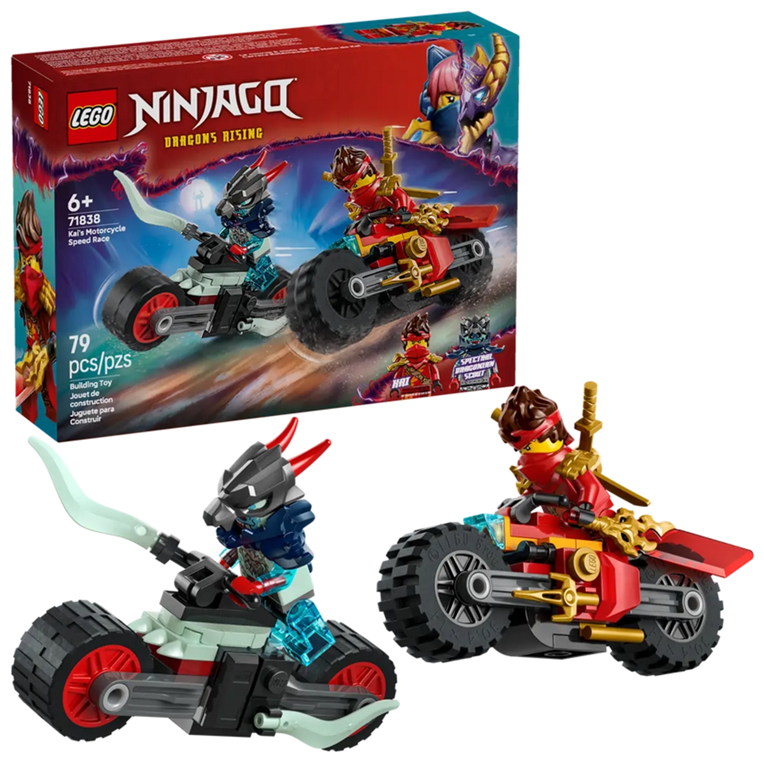 LEGO 71838 NINJAGO® Kais Motorradrennen