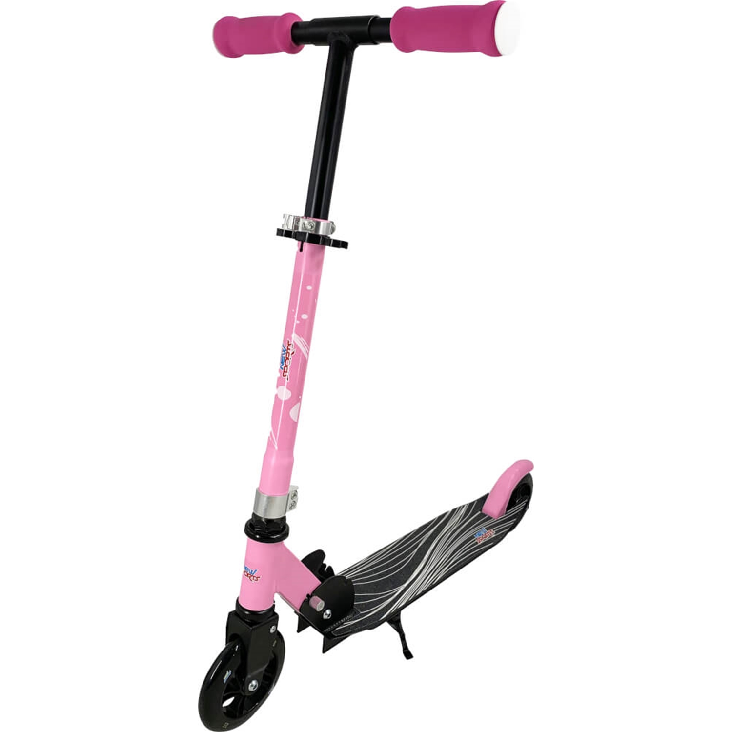 Vedes 73423341 NSP Scooter pink/weiss 125mm,