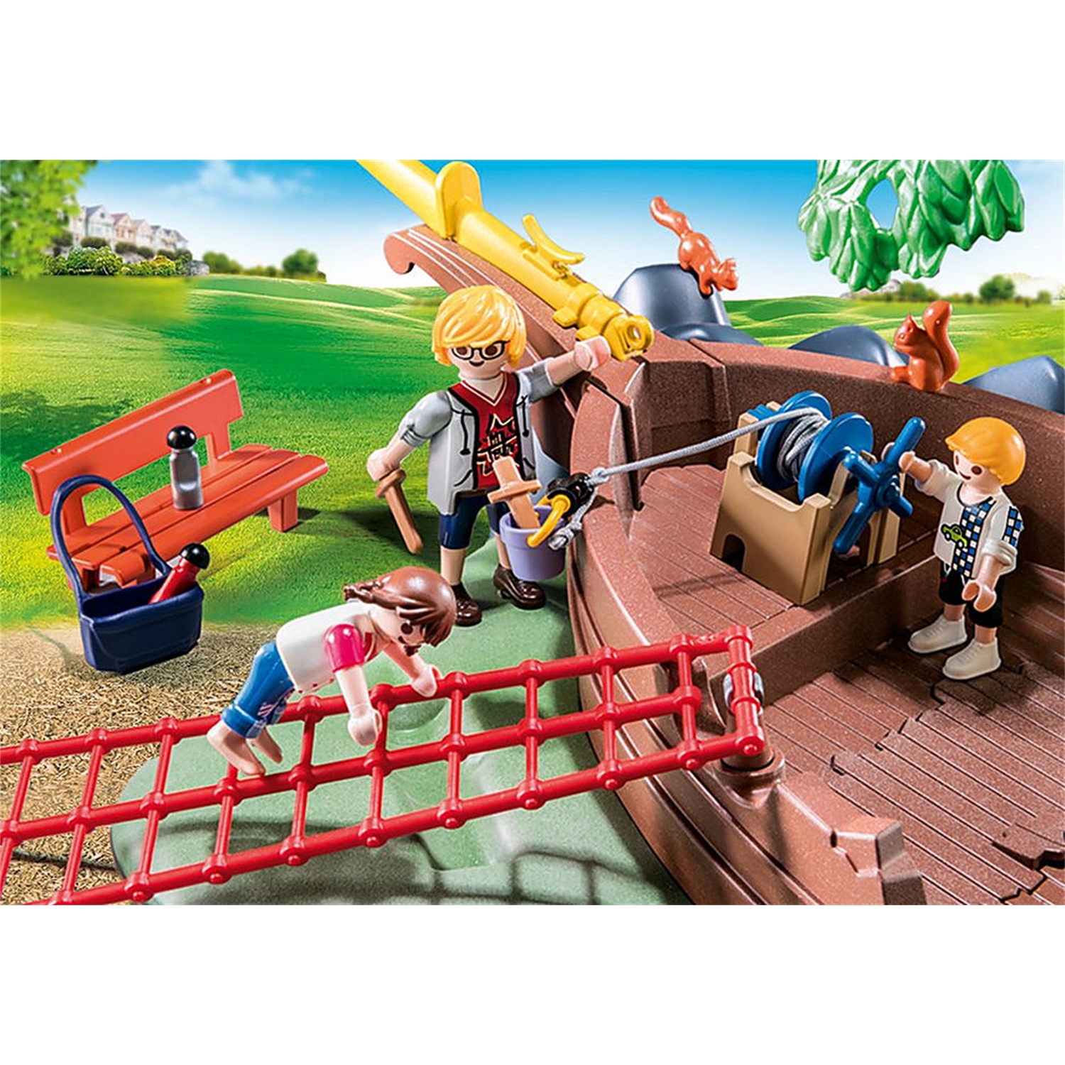 PLAYMOBIL 70741 Abenteuerspielplatz mit Schiffswrack