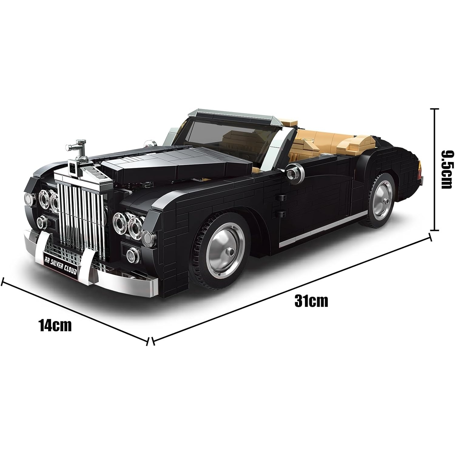 Mould King 10006 Oldtimer RR Silver Cloud
