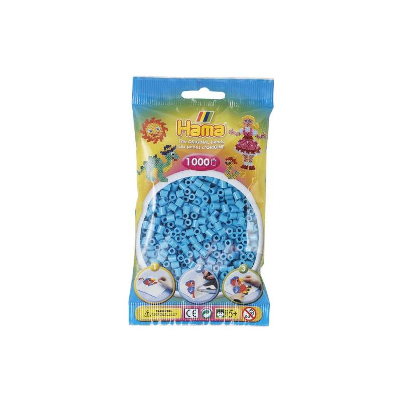 Hama 207-49 Perlen-Btl. 1000 Stck., azurblau