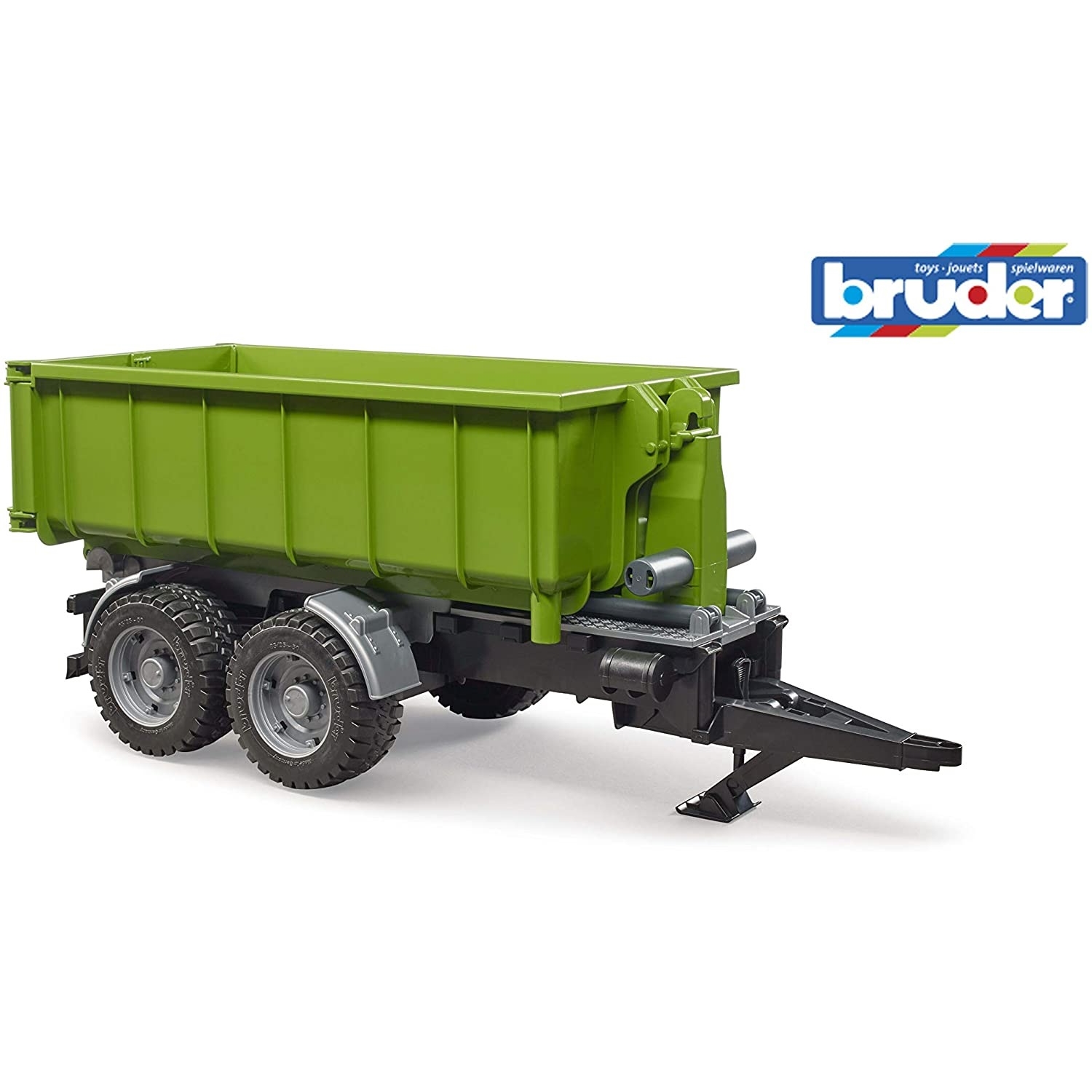 Bruder 02035 Hakenlift-Anhänger für Traktoren