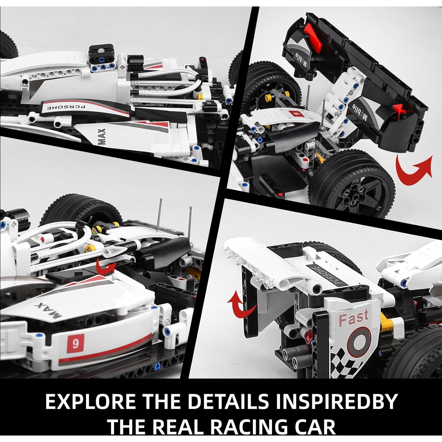 Mould King 13117 Rennwagen F1