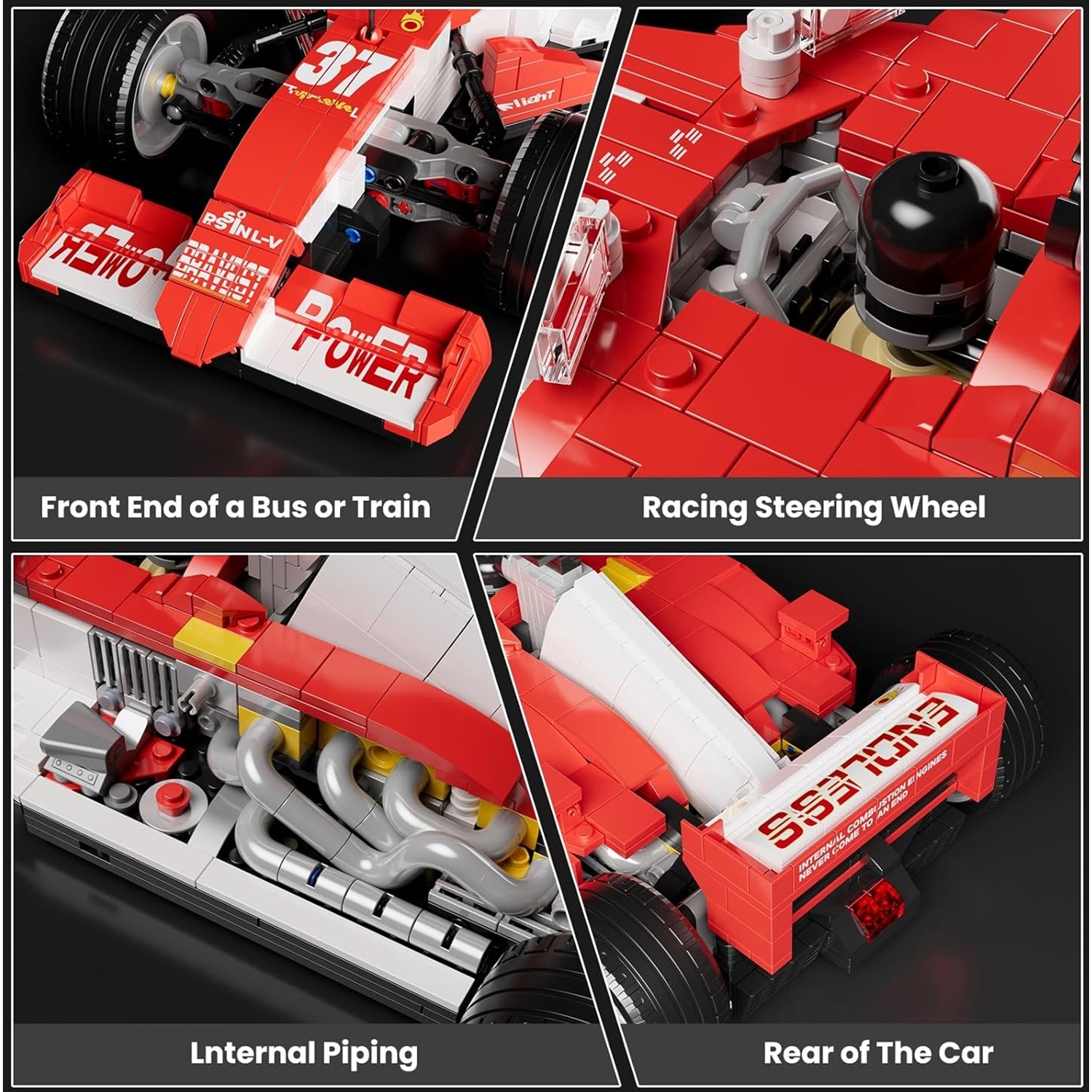 Mould King 10035 Rennwagen F1