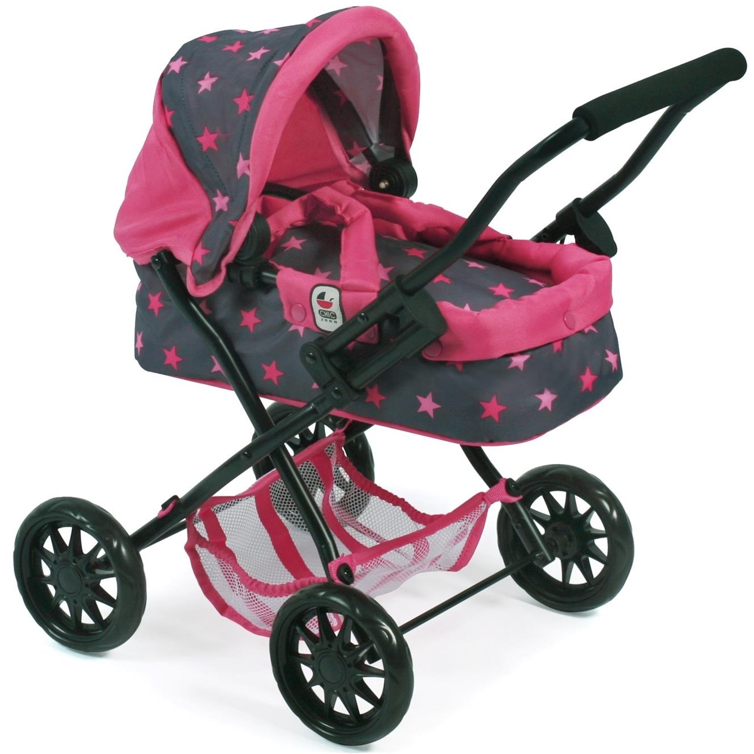 Bayer Chic 2000 555-82 Mini-Kuschelwagen SMARTY, Sternchen Pink