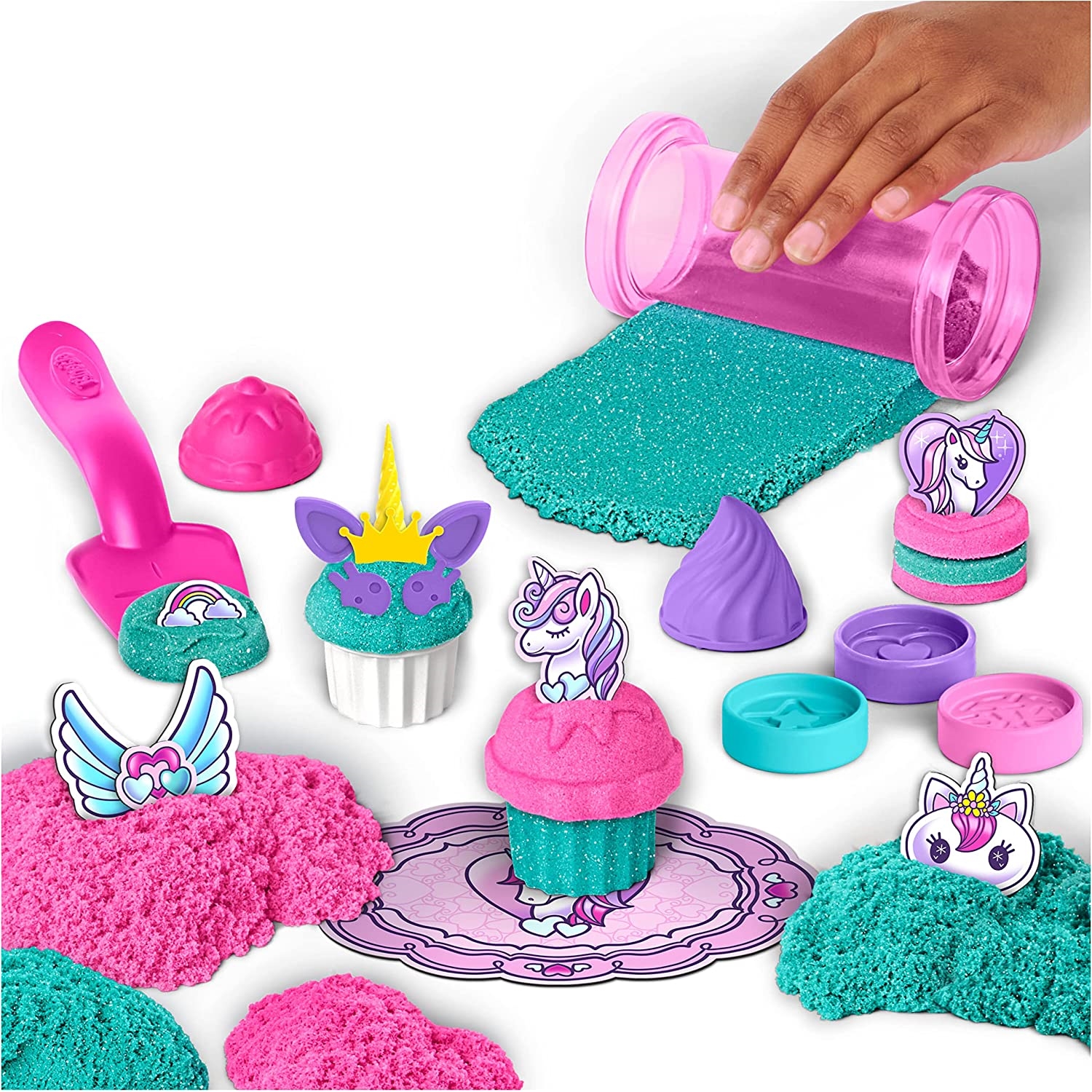 Spin Master 6065201 Kinetic Sand Einhorn Back Set