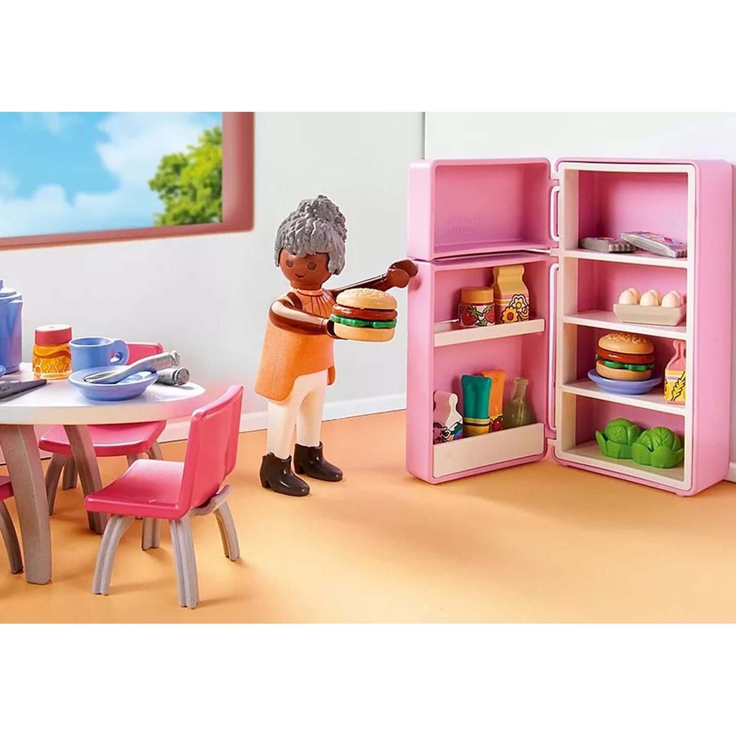 PLAYMOBIL 71608 Küche mit Essplatz
